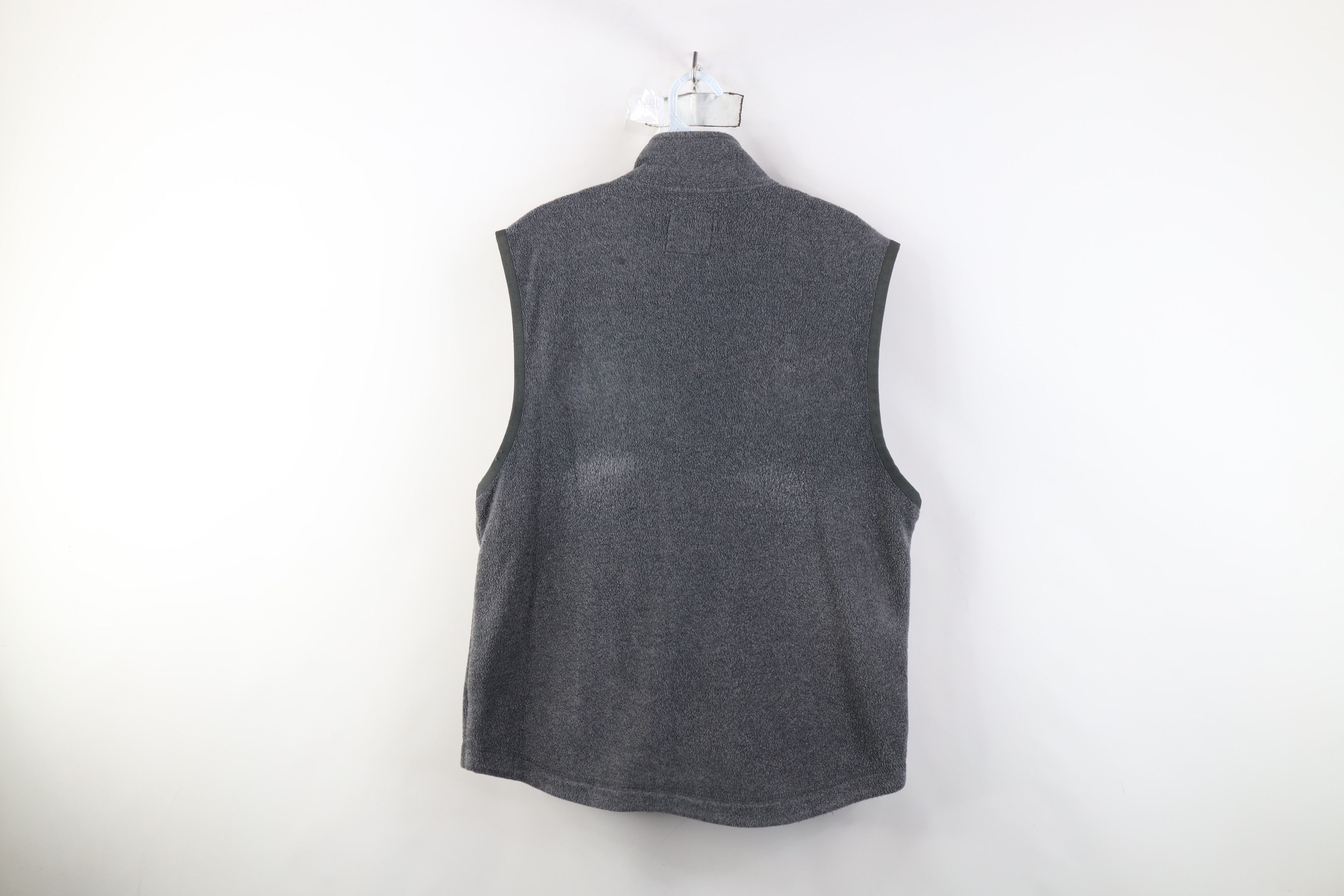 Gap Vintage 90s Gap Blank Full Zip Fleece Vest Jacket Gray Size US M / EU 48-50 / 2 - 13 Thumbnail