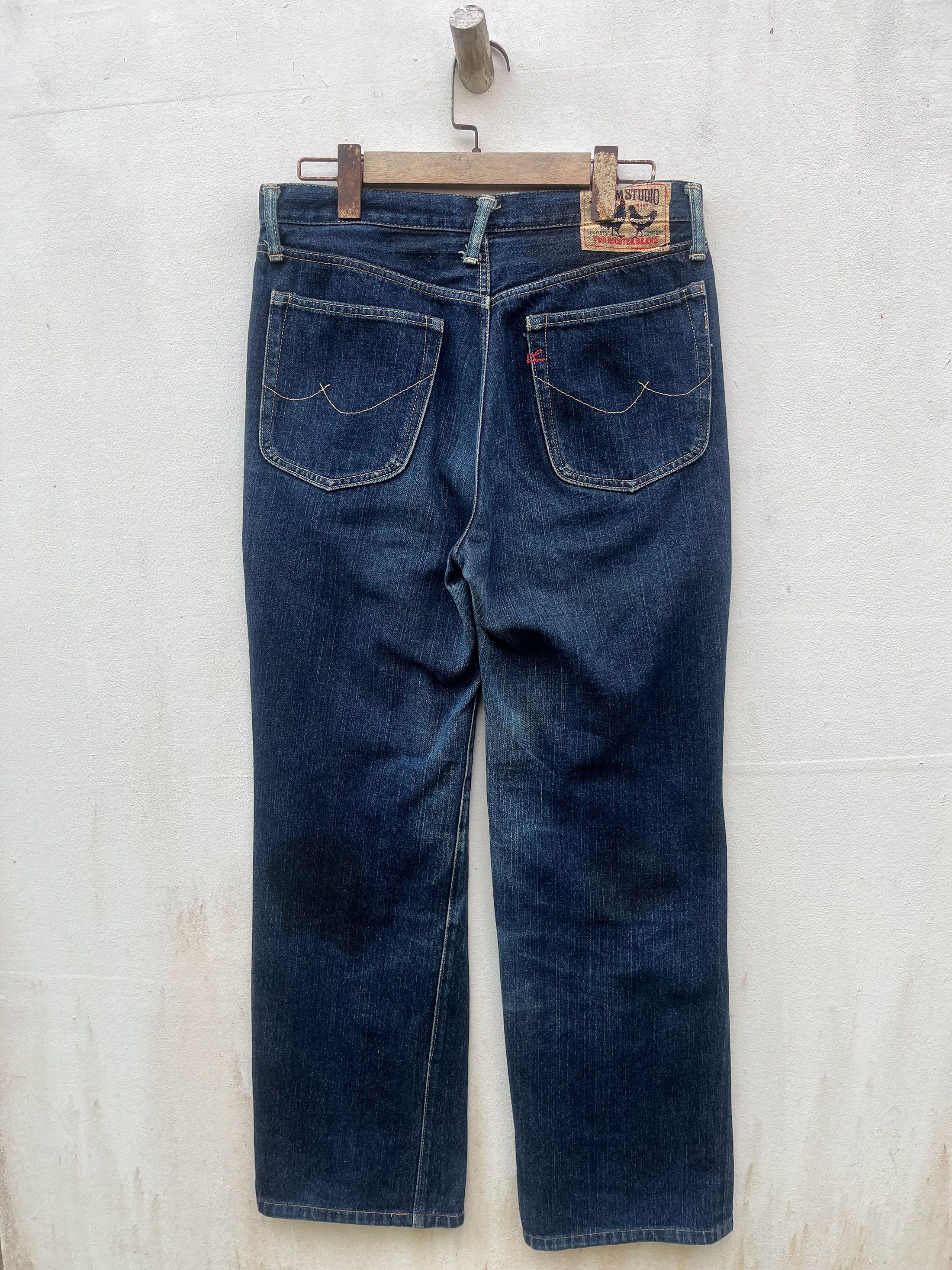45rpm 45rpm Zipper Fly Jeans Washed Faded Amekaji American Size US 31 - 5 Thumbnail