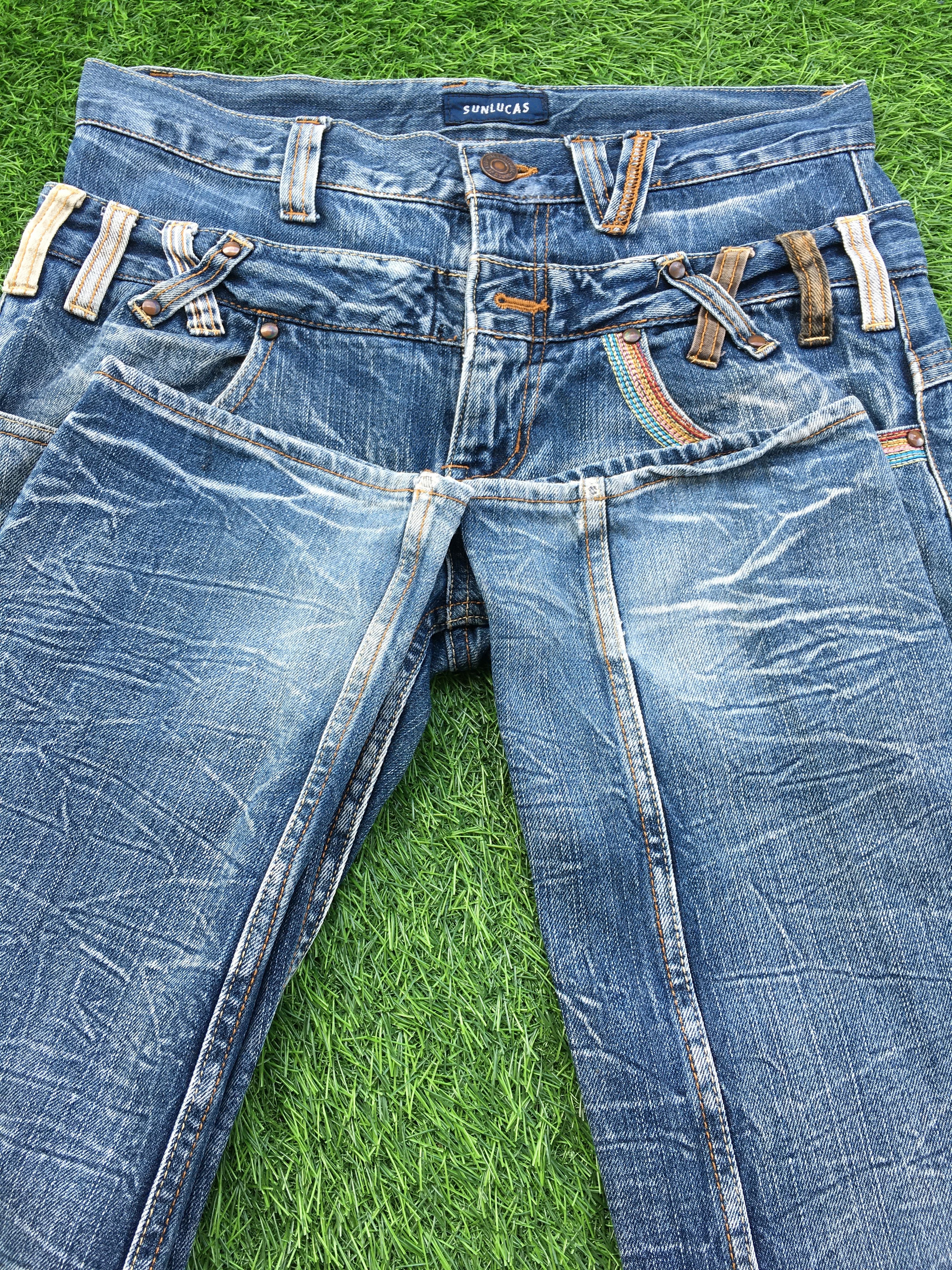 Japanese Brand Japanese Double Waist Denim Pants D-1096 Size US 28 / EU 44 - 6 Thumbnail