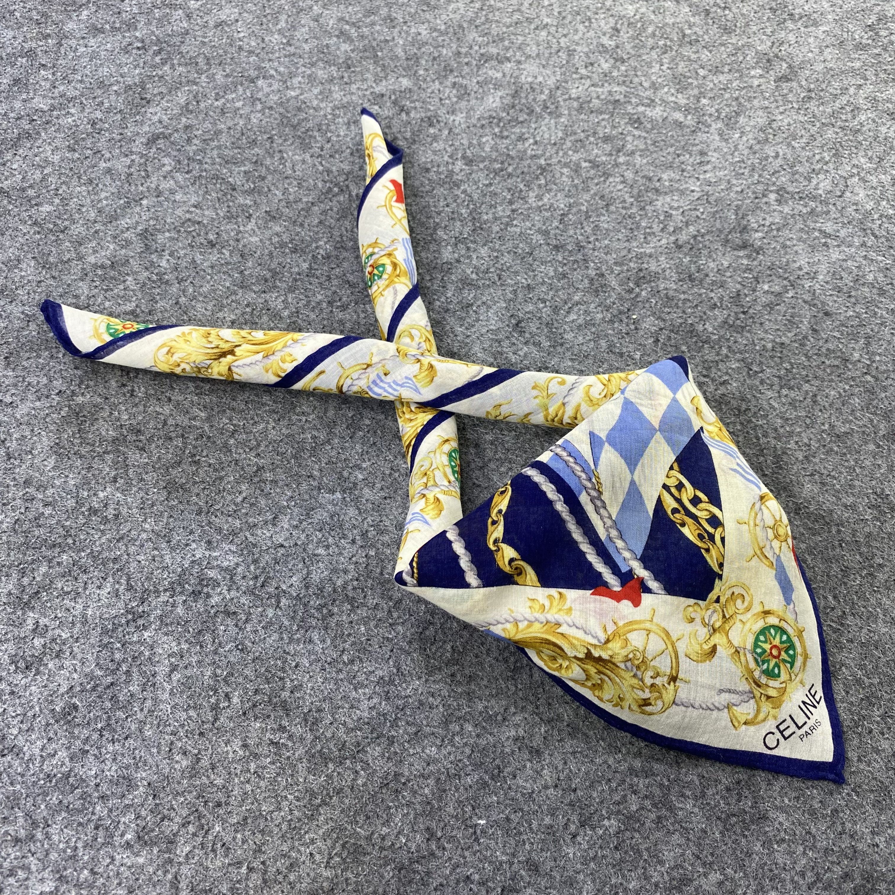 Celine Celine Handkerchief Neckerchief Bandana-B1709 Size ONE SIZE - 1 Thumbnail