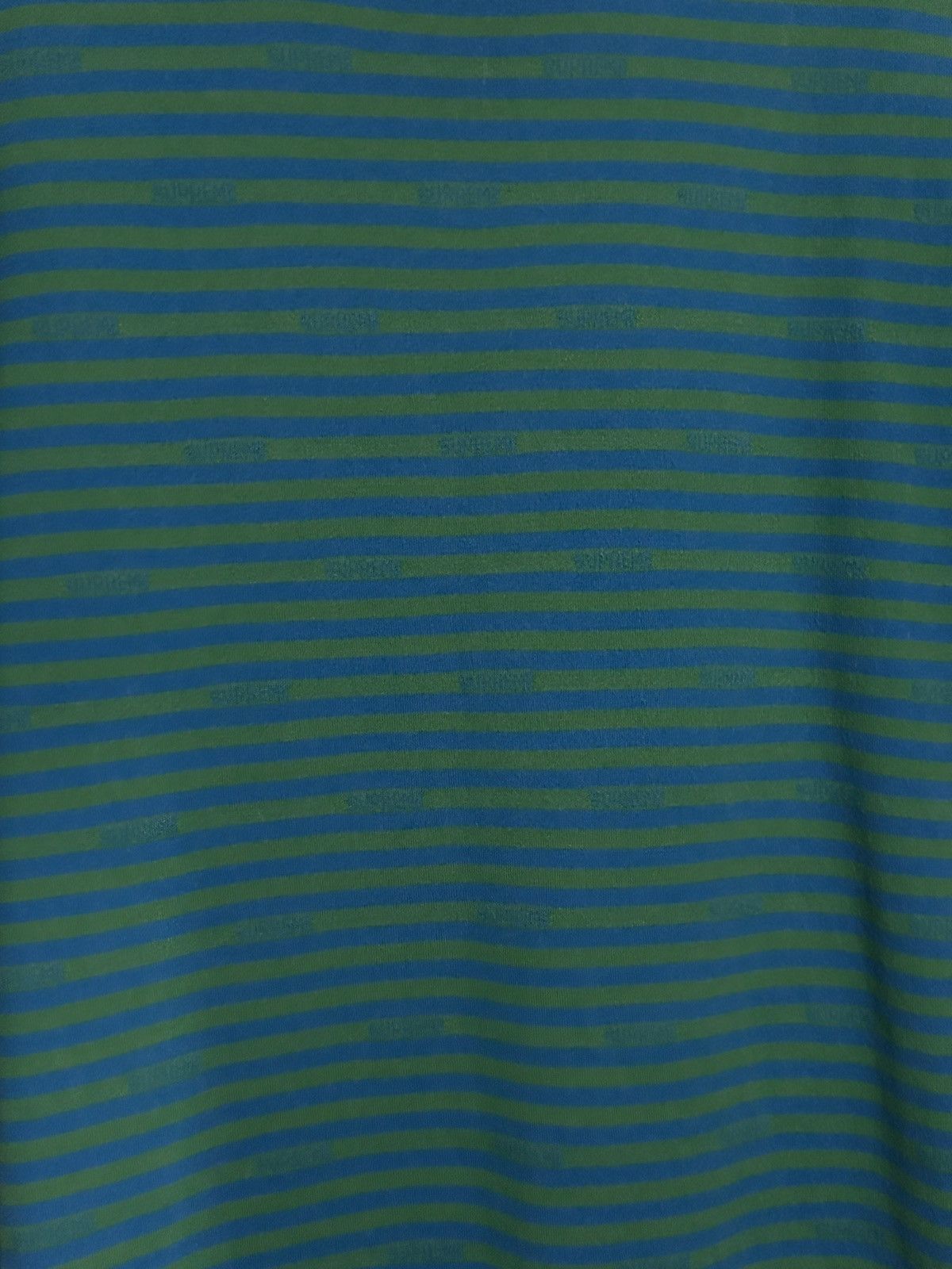Supreme Supreme Logo Stripe S/S Top Tee Size US M / EU 48-50 / 2 - 2 Thumbnail