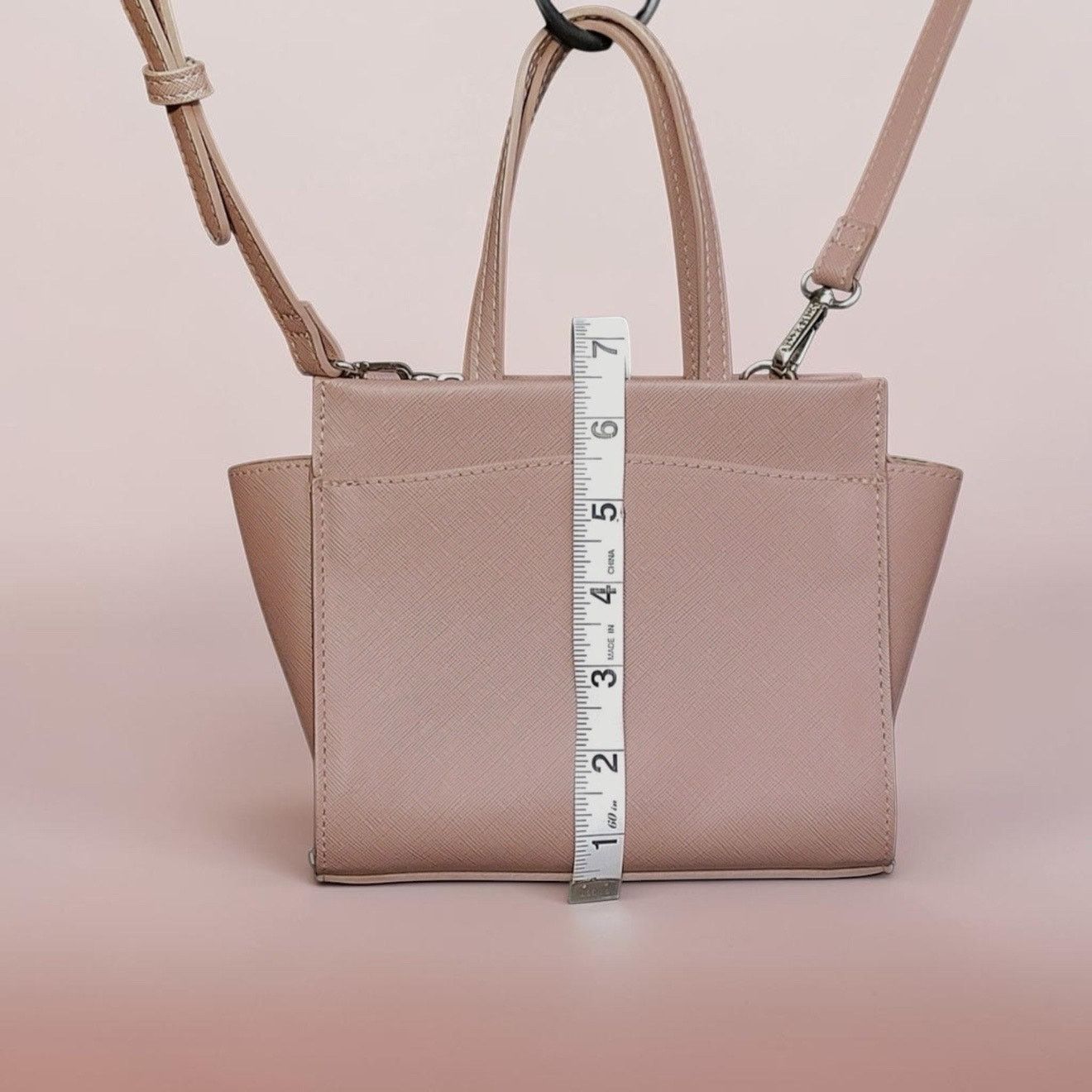 Steve Madden Steve Madden Blush Pink Structured Satchel Crossbody NWOT Size ONE SIZE - 7 Thumbnail