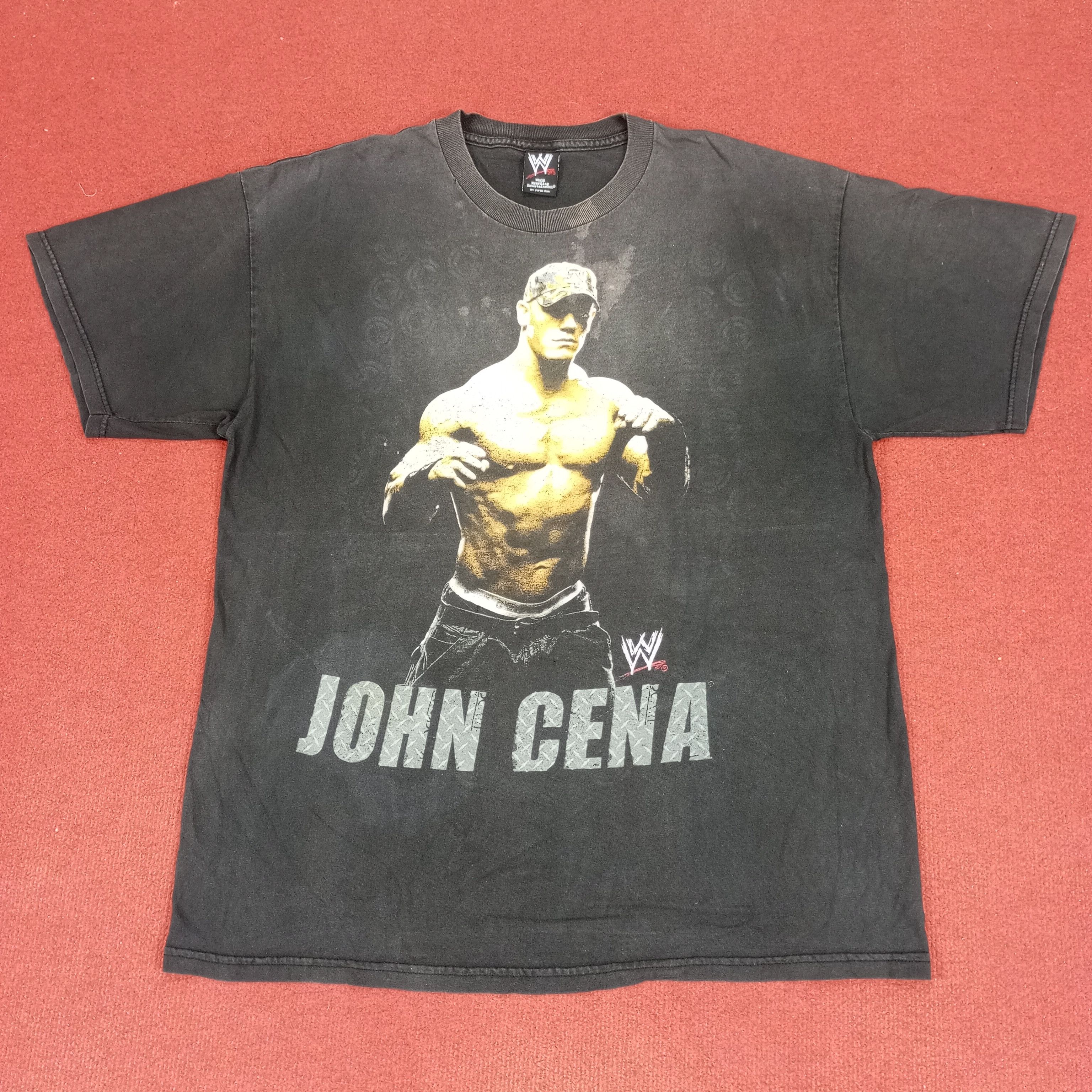 Vintage WWE John Cena Streetwear Style Tshirt Size US XL / EU 56 / 4 - 1 Thumbnail