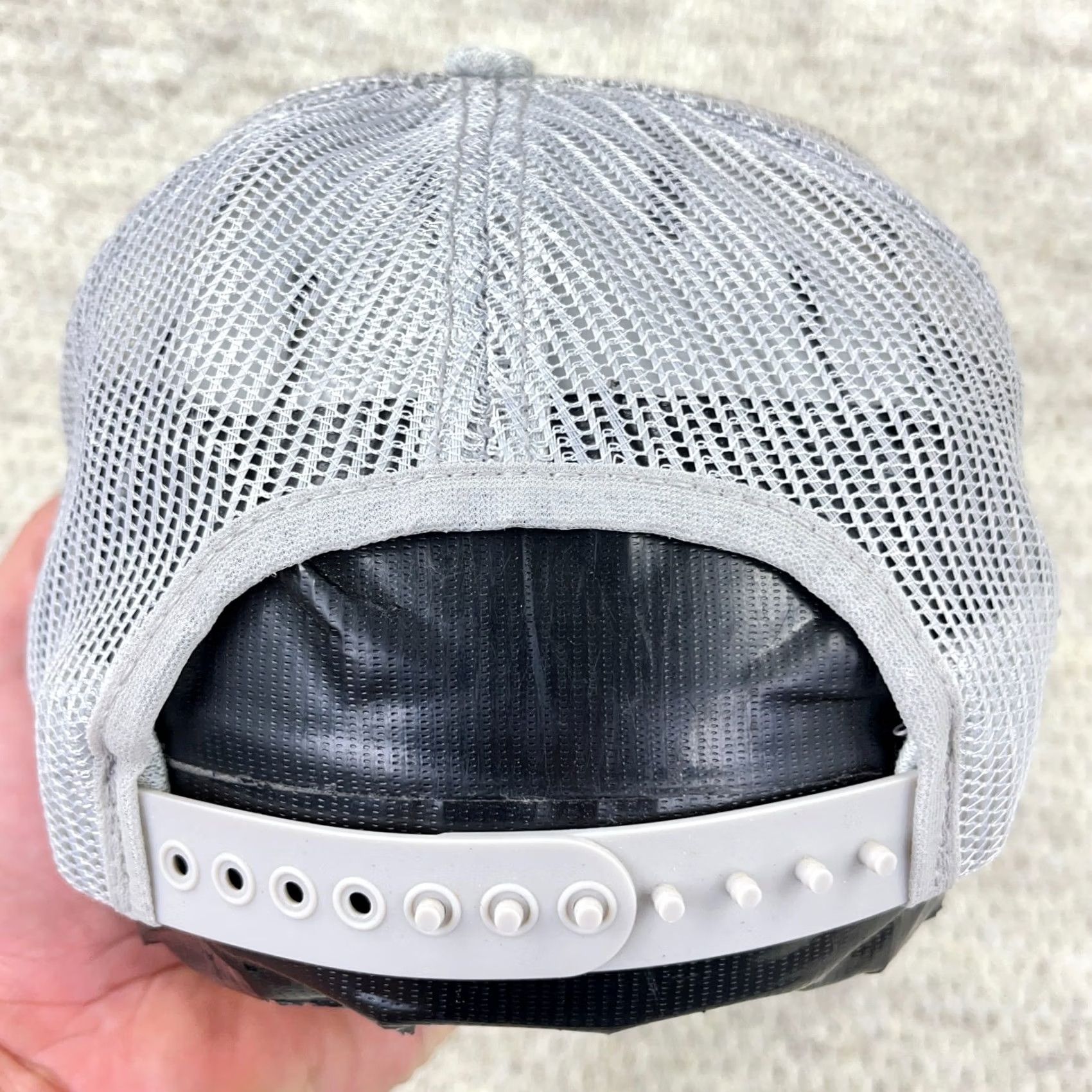 Vintage VINTAGE Screen Stars Trucker Hat Cap Hot Rod Drag Racing 90s Gray Mens Size ONE SIZE - 5 Thumbnail
