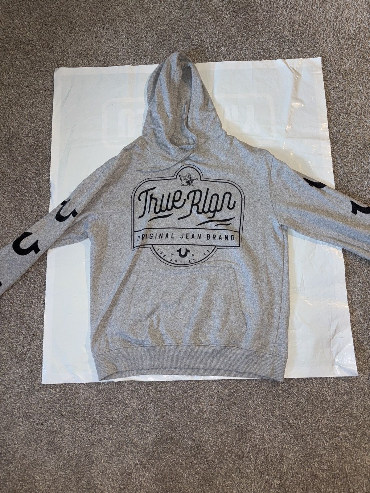 True Religion Grey True Religion Sweatshirt Size US L / EU 52-54 / 3 - 1 Thumbnail