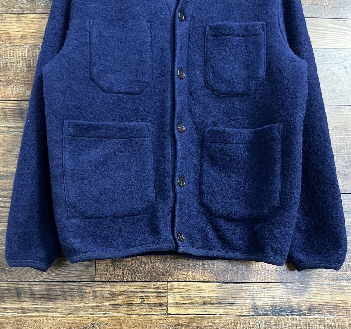 Universal Works UNIVERSAL WORKS Wool Fleece Sweater Blanket Cardigan Jacket Size US M / EU 48-50 / 2 - 9 Thumbnail