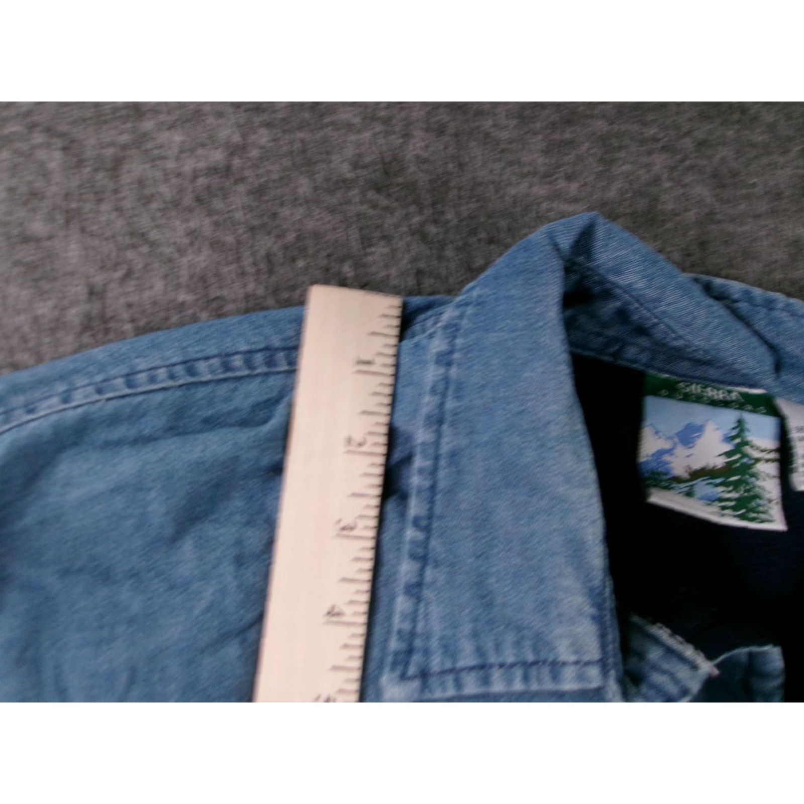 Denime Sierra Outdoors Shacket Men M Blue Denim Fleece Lined Workwear Heavyweight Jacket Size US M / EU 48-50 / 2 - 5 Thumbnail
