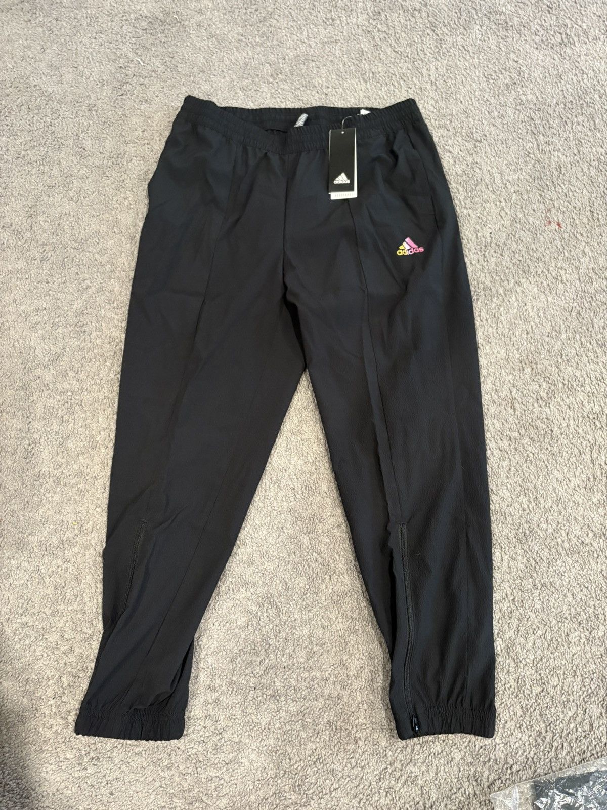Adidas Adidas black jogger sweatpants with elastic waistband Size 28" / US 6 / IT 42 - 1 Thumbnail
