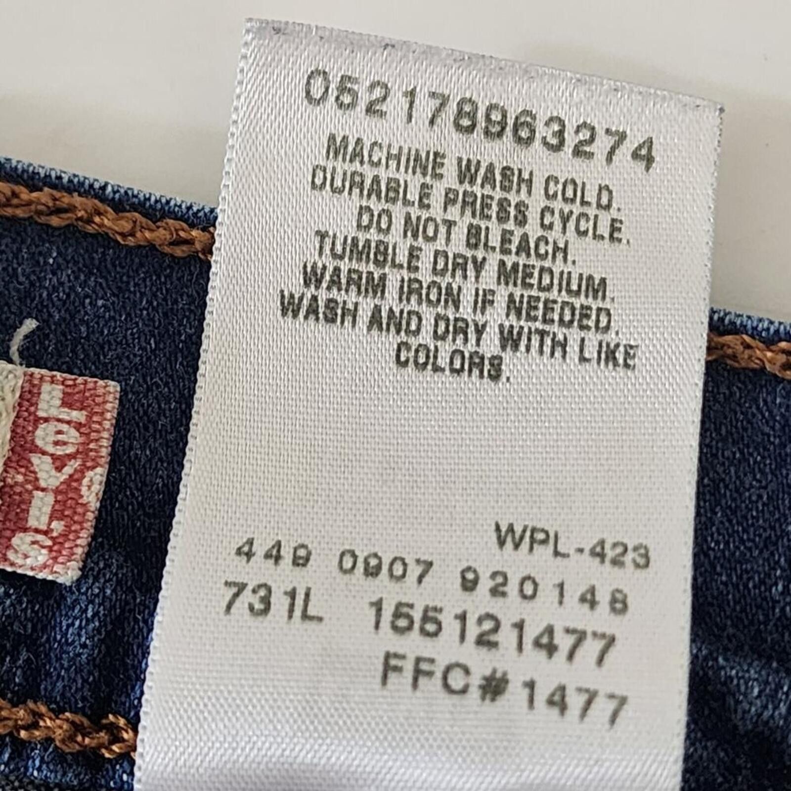 Levi's Levi's 14S Denim Blue Jeans Size 36" / US 14 / IT 50 - 5 Thumbnail