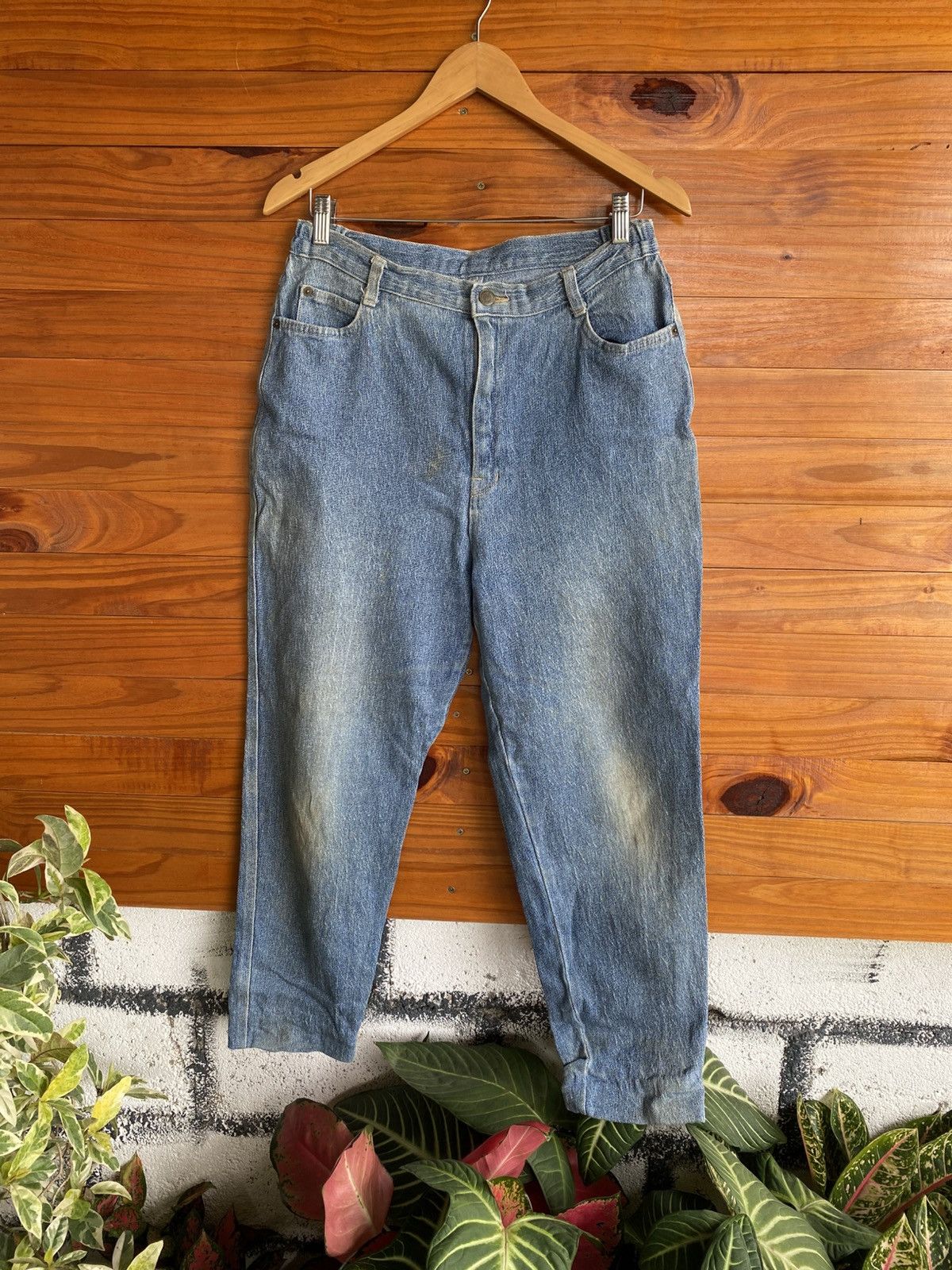 Vintage Vintage Women’s Embroider Pocket Jeans High Waist Light Wash Size 28" / US 6 / IT 42 - 3 Thumbnail