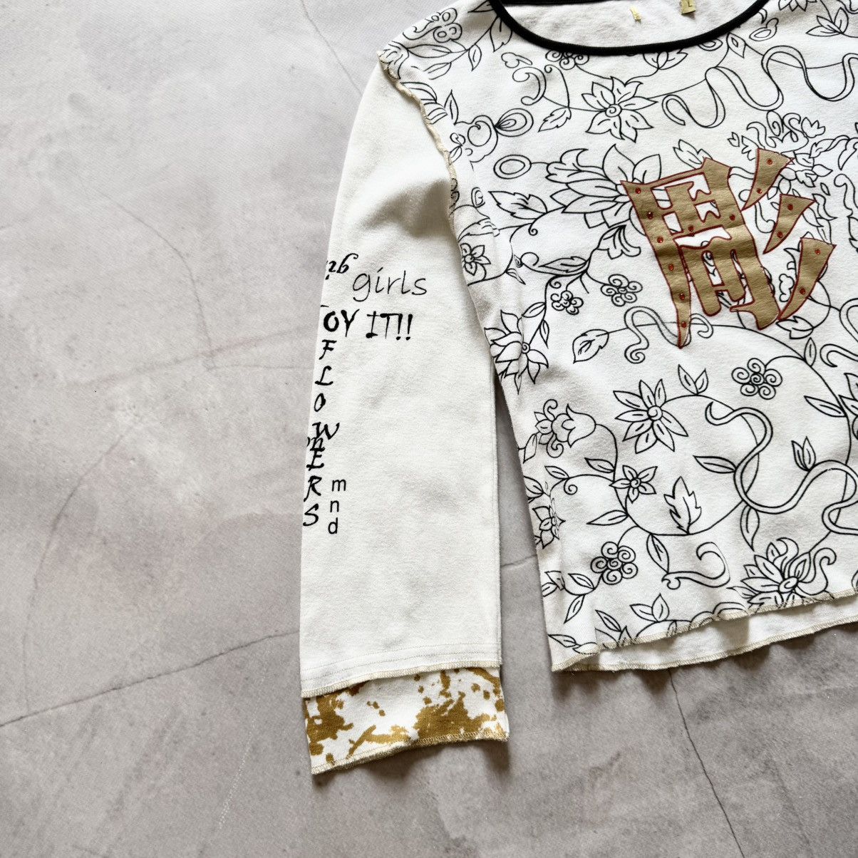 Hysteric Glamour Japan Yin Yang Flowers Longsleeve Style Hysteric Glamour Y2K Size L / US 10 / IT 46 - 4 Thumbnail
