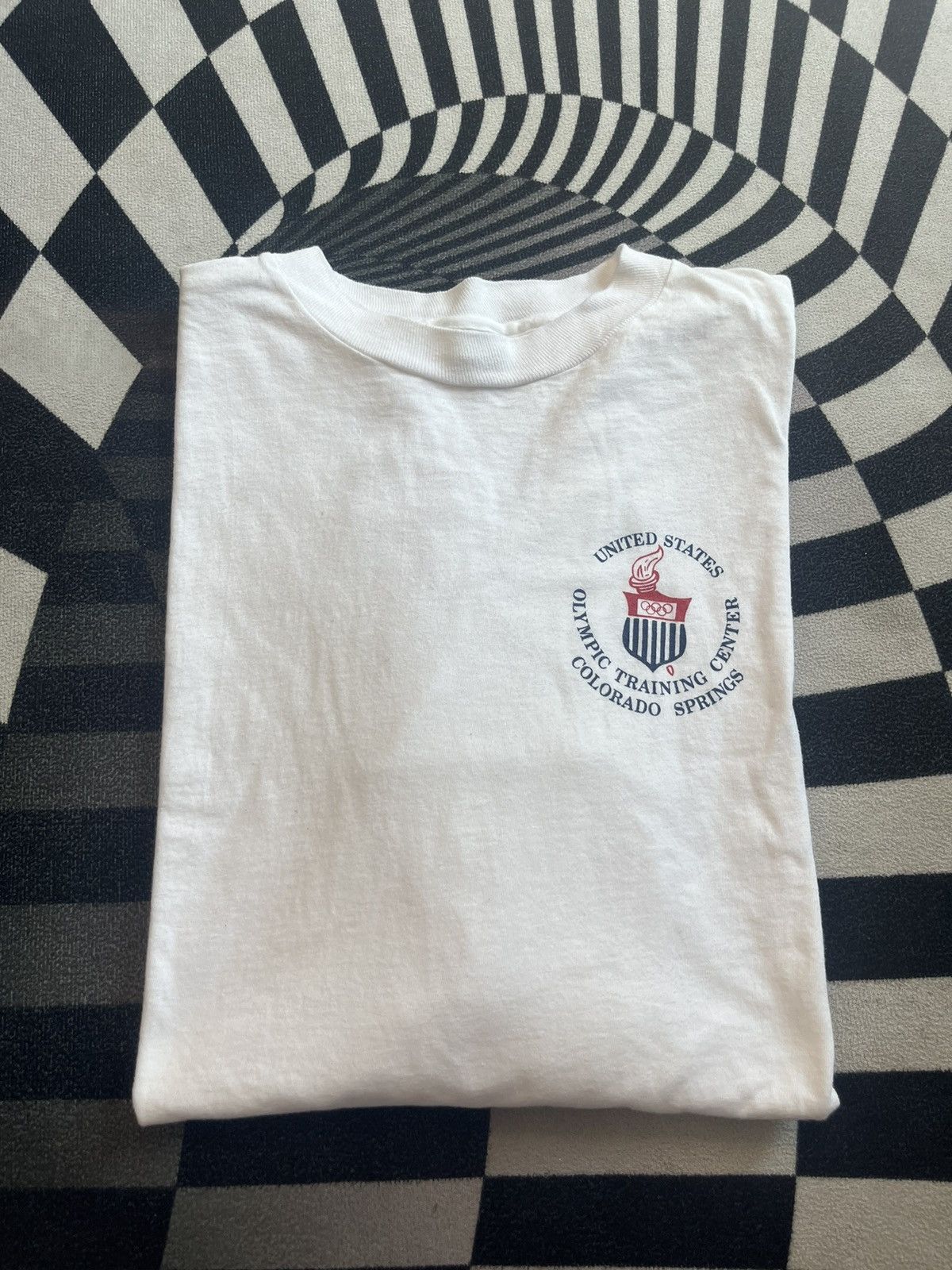 USA Olympics Vintage USA Olympic Training Center 80’s tshirt Size US XL / EU 56 / 4 - 1 Thumbnail