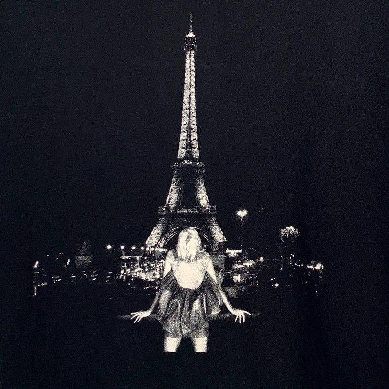 Saint Laurent Paris Saint Laurent size os Eiffel Tower printed crewneck black Size US M / EU 48-50 / 2 - 4 Thumbnail