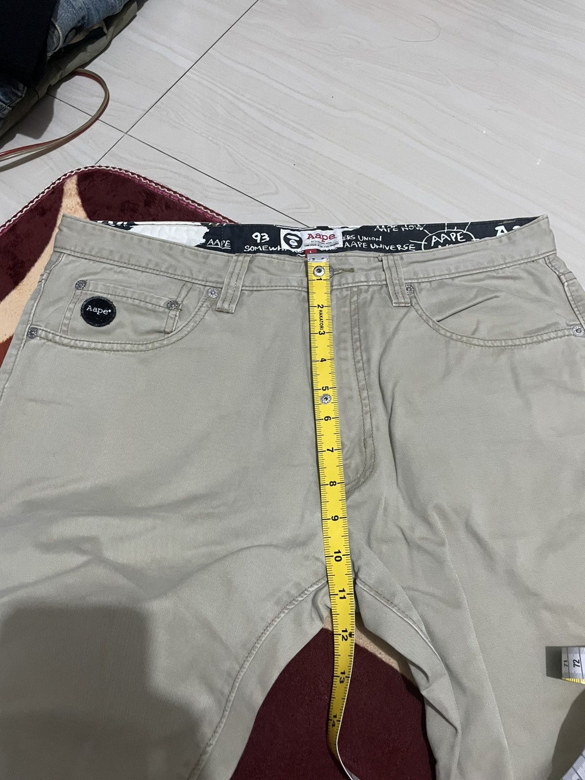 Aape CRAZY Aape chinos AOP Size US 35 - 10 Thumbnail