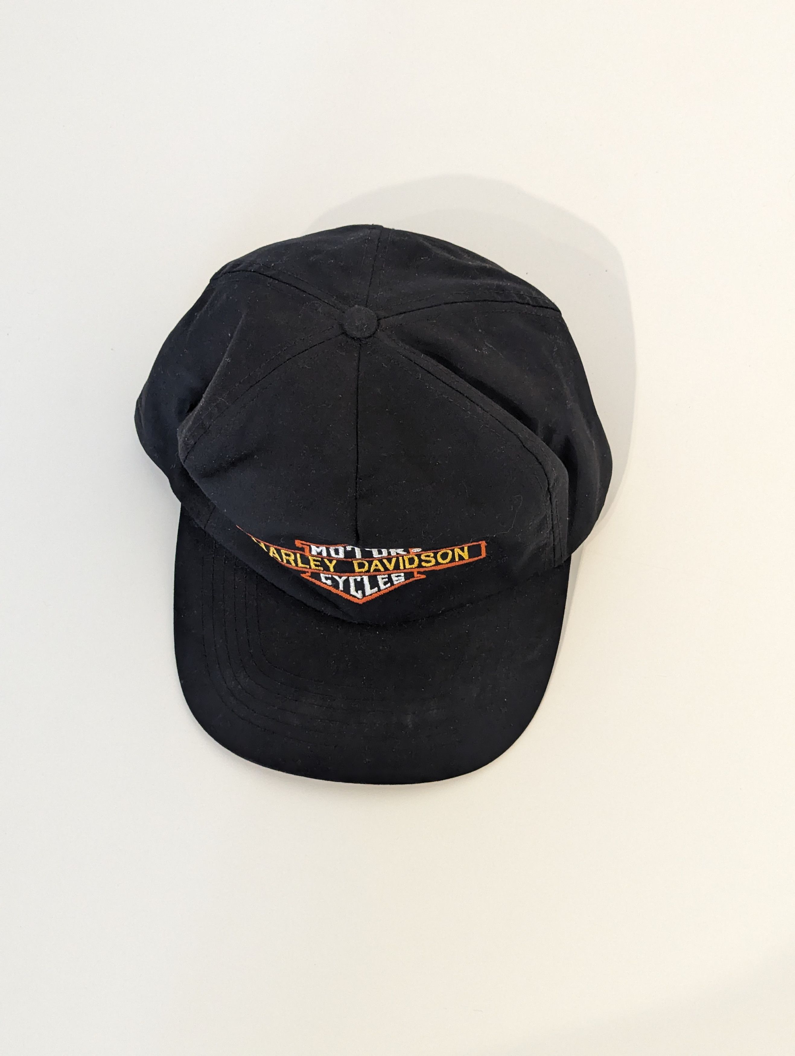 Harley Davidson Vintage Harley Davidson Motorcycle Snapback Hat Size ONE SIZE - 1 Thumbnail