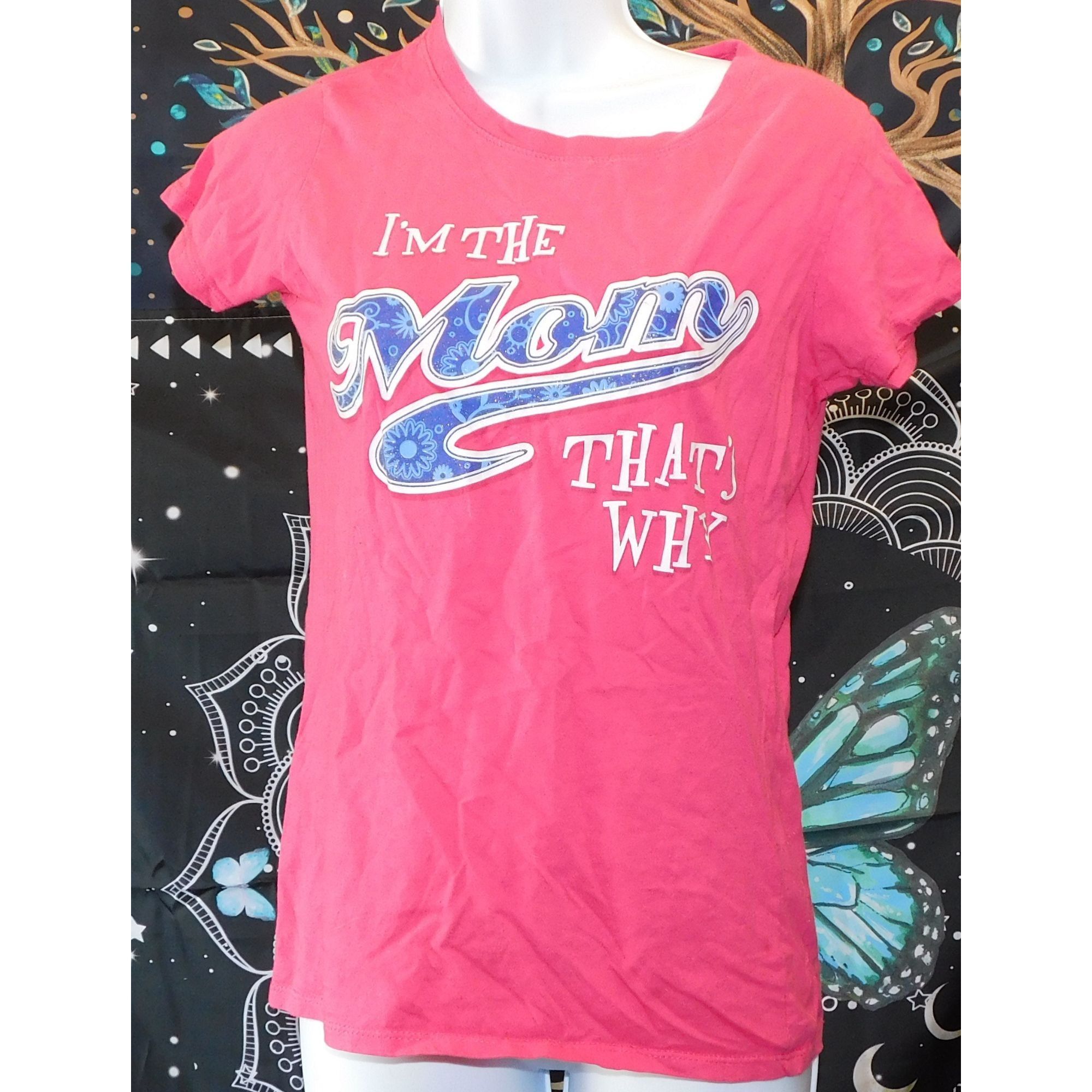 Other I'm The Mom That's Why Pink Novelty Shirt Size S / US 4 / IT 40 - 2 Thumbnail