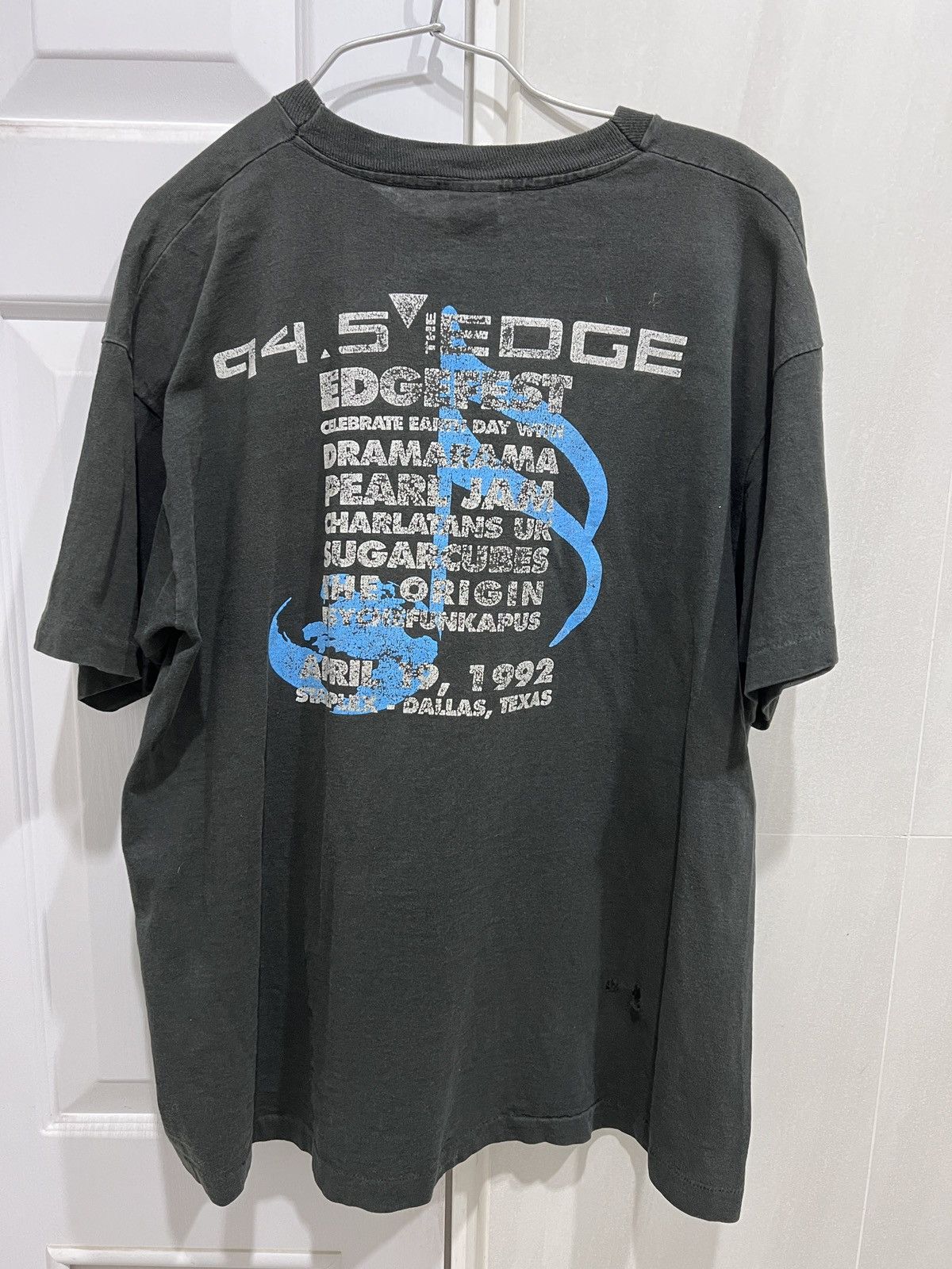 Band Tees × Vintage Vintage 1992 EDGE FEST PEARL JAM Sugarcubes Bjork Sun Faded Size US XL / EU 56 / 4 - 2 Thumbnail