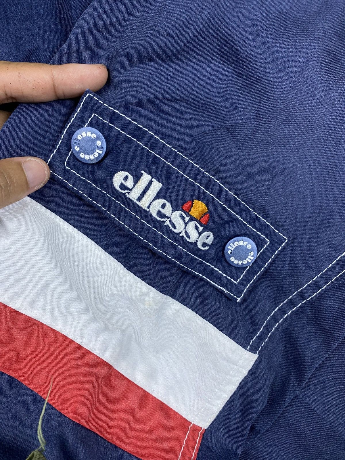 Ellesse Vtg 90s Ellesse Perugia Italia Patches Color Block Jacket Size US L / EU 52-54 / 3 - 12 Thumbnail