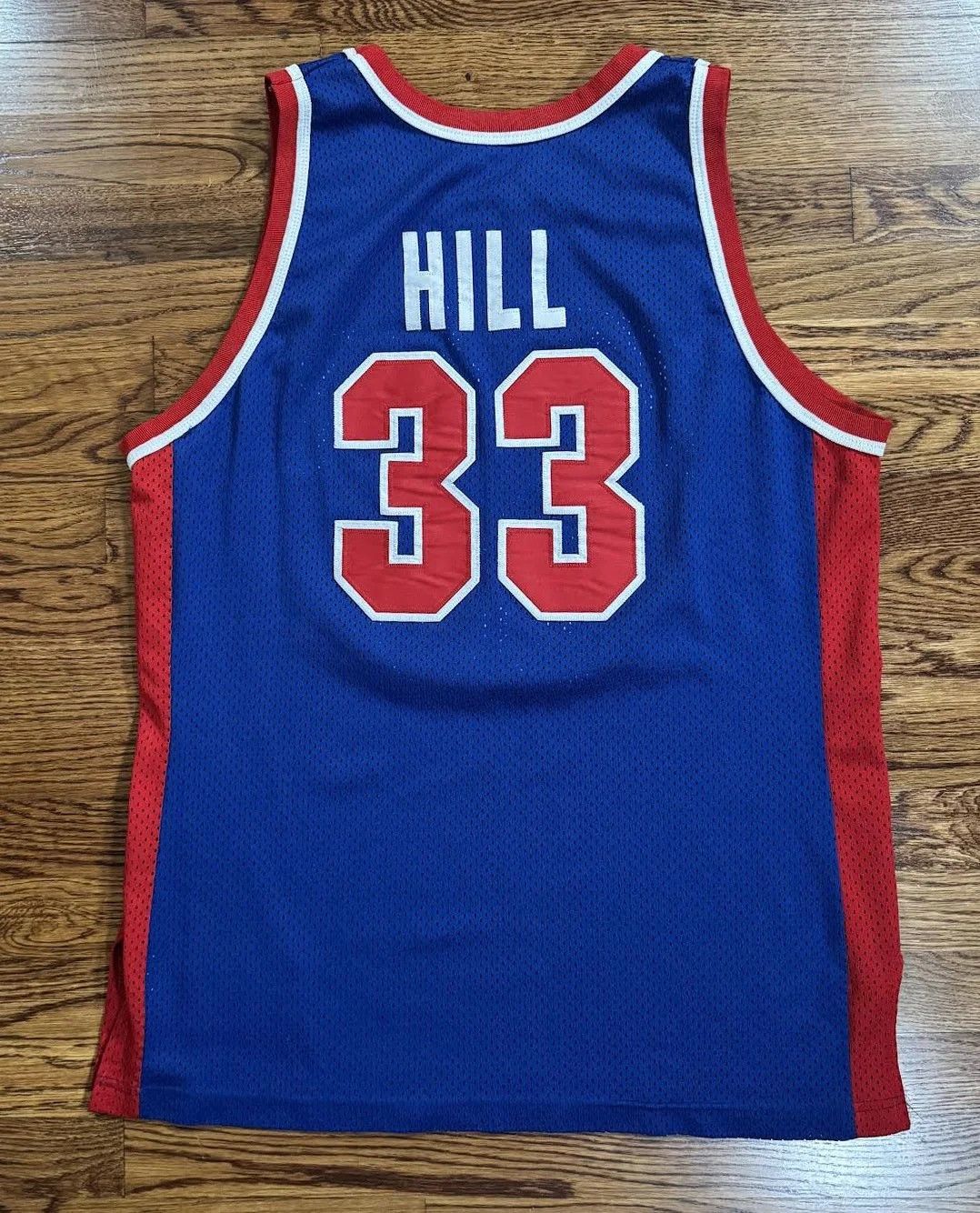 Champion Vintage Champion Detroit Pistons Grant Hill Authentic Jersey Size US L / EU 52-54 / 3 - 5 Thumbnail