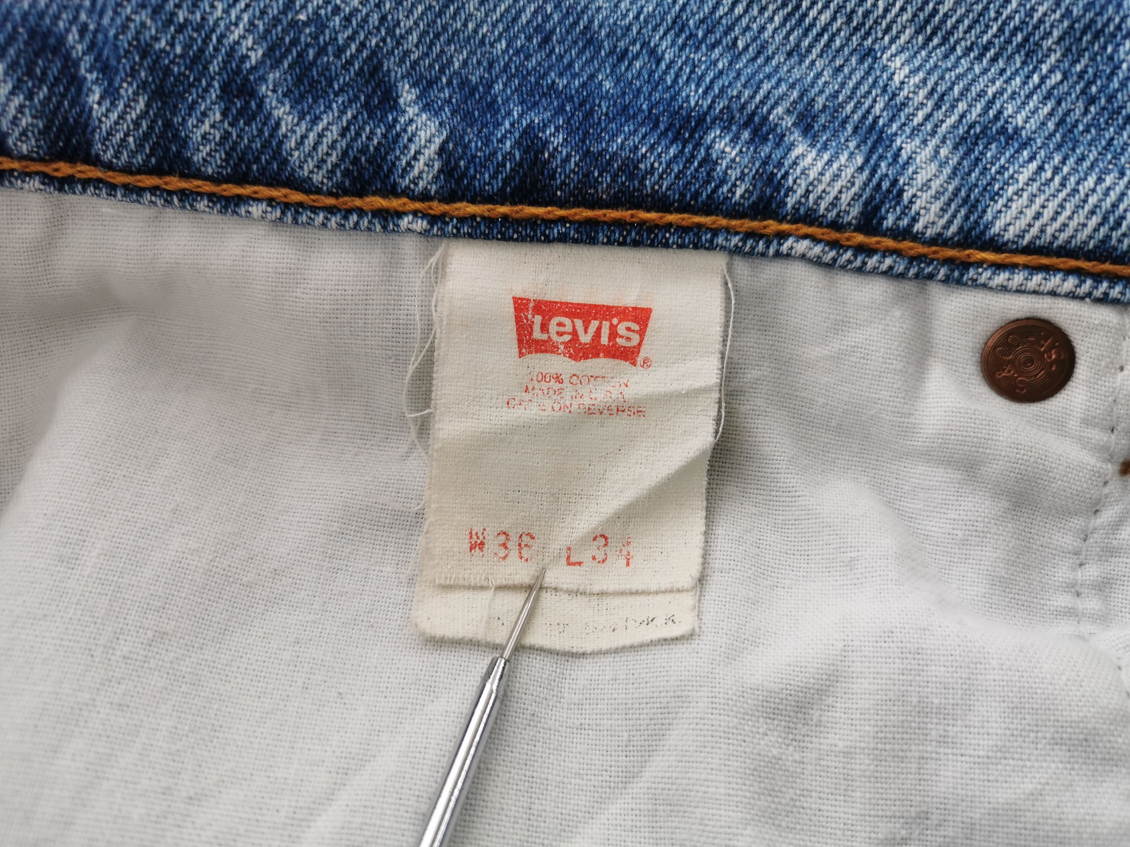 Levi's Vintage 90's Levis Lot 510 Denim Jeans Made In USA Size US 33 - 9 Thumbnail