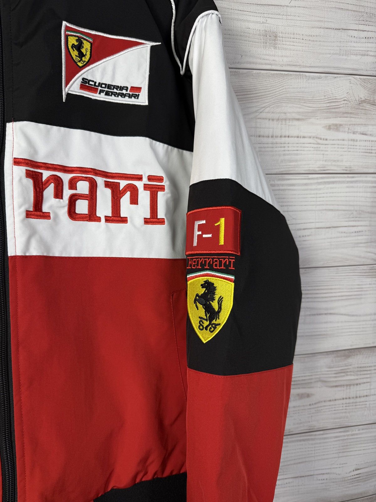 Ferrari Racing Jacket Ferarri Big Logo Rare Size US L / EU 52-54 / 3 - 5 Thumbnail