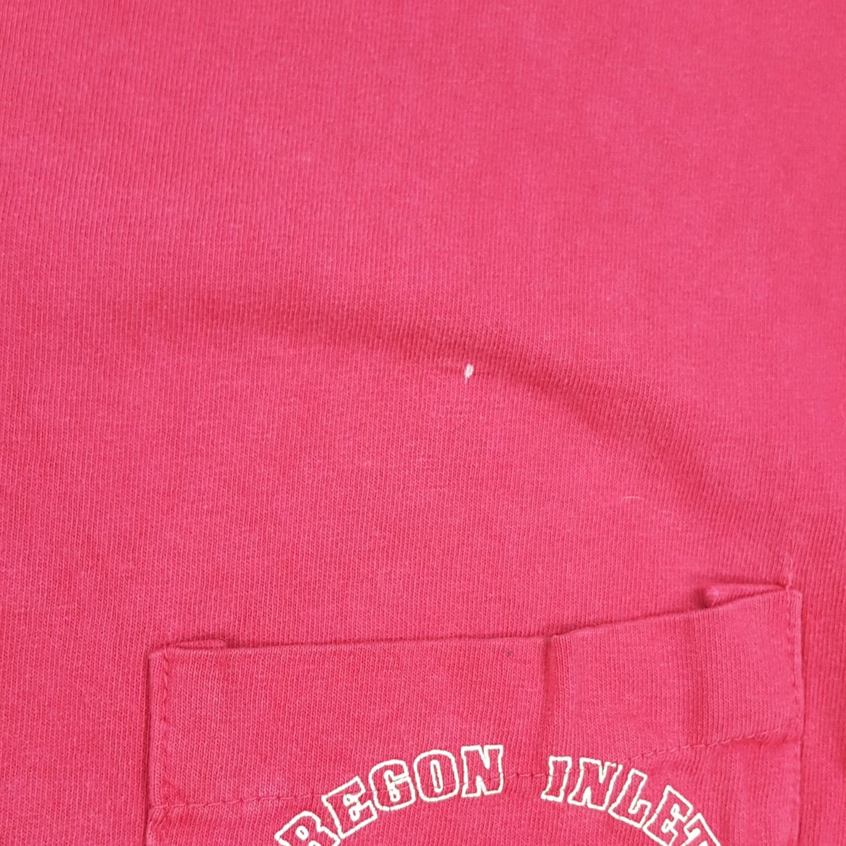 Pinko VINTAGE Oregon Fishing Distressed Pink Mens XL T Shirt 90s Size US XL / EU 56 / 4 - 5 Thumbnail