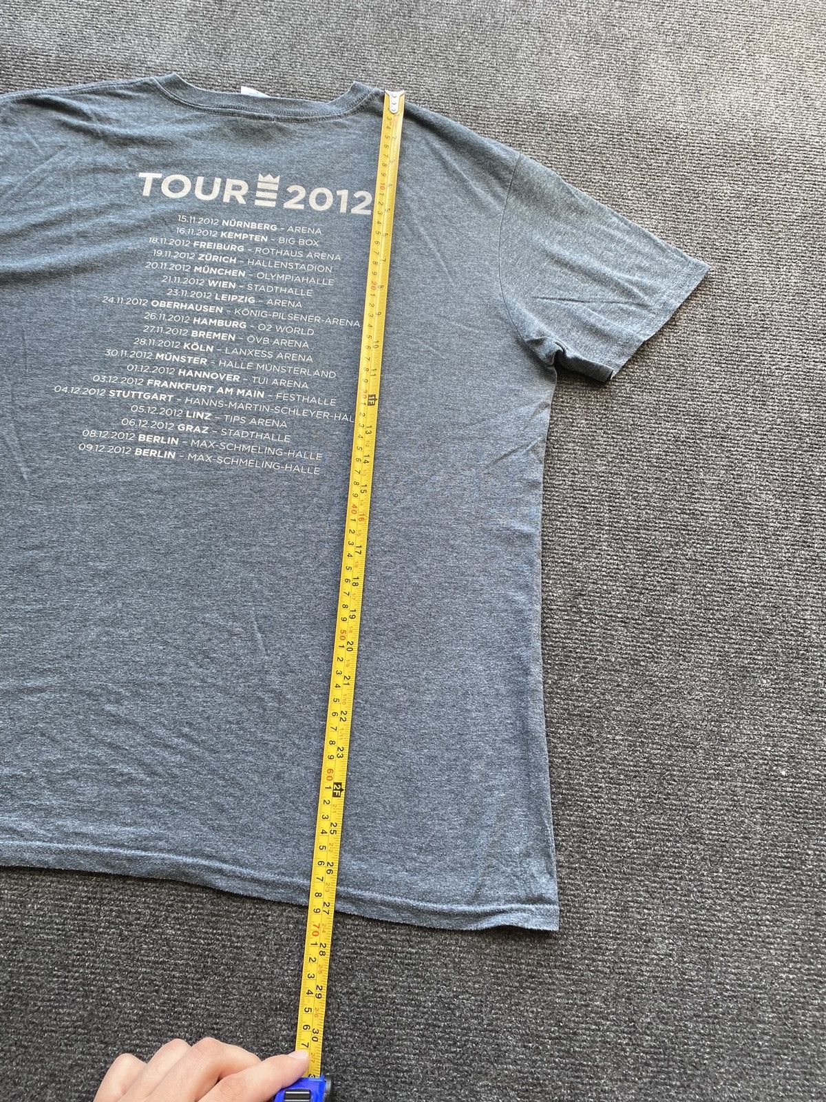 Band Tees 🔥00s Seeed 2012 Band Tour Europe Blue tee rare vntg Size US L / EU 52-54 / 3 - 8 Thumbnail
