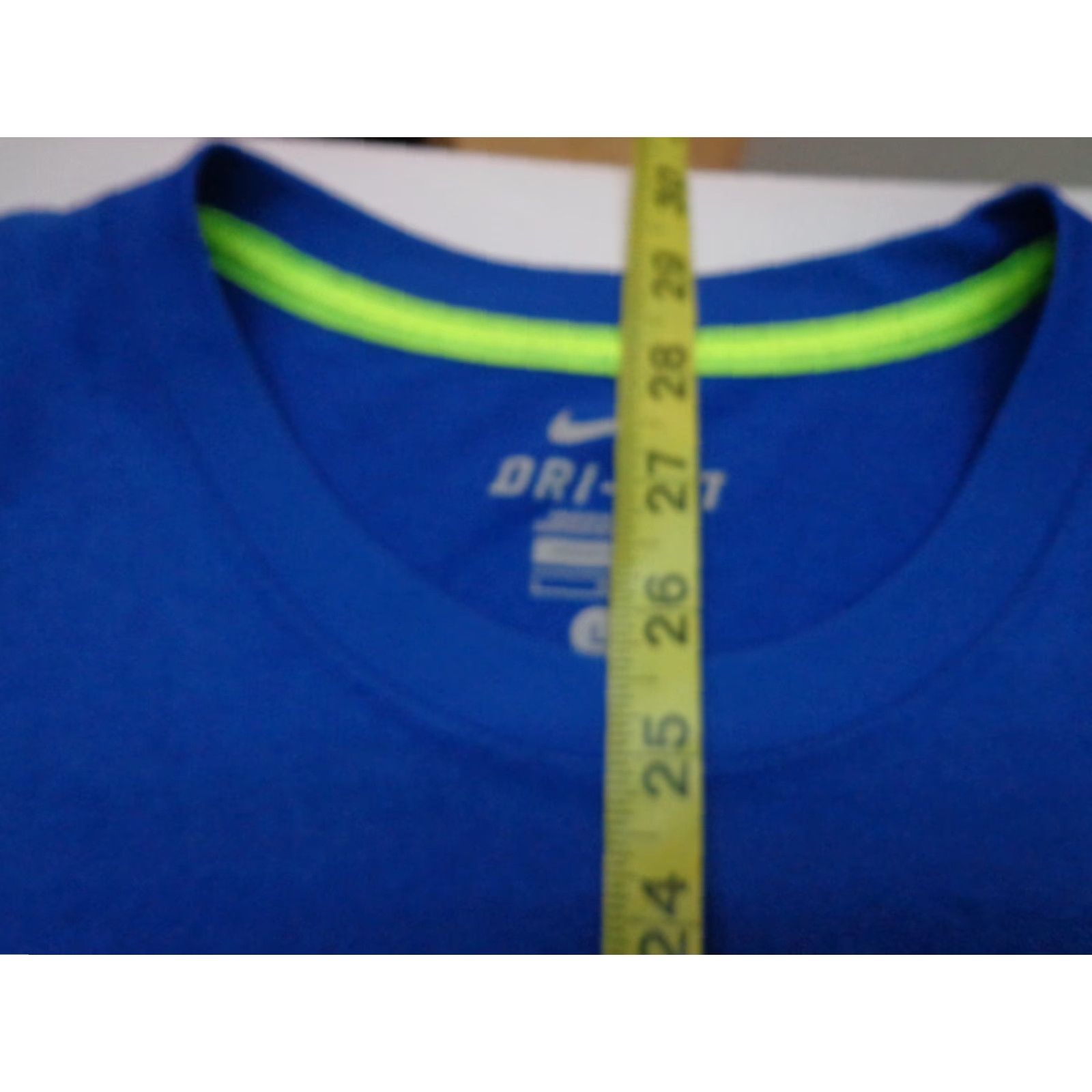 Nike Nike Football Dri-Fit Blue Graphic T Shirt Size Large Mens L Color Blue Nike Dri-FIT T-Shirt Football Short Sleeve Crew Pullover 100% Polyester Size US L / EU 52-54 / 3 - 7 Thumbnail