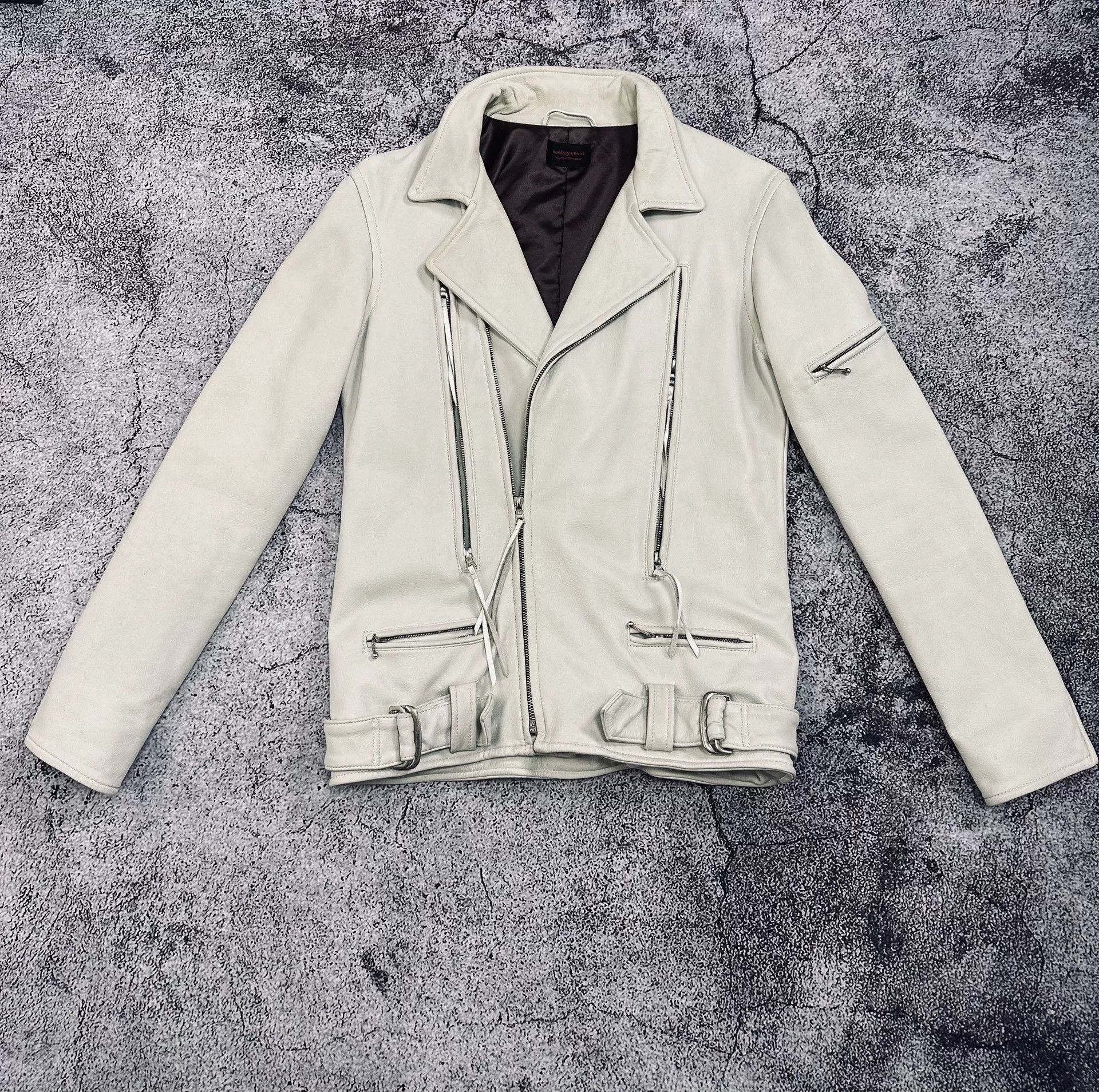Maison Margiela Androgynous Leather Motorcycle Jacket Size US M / EU 48-50 / 2 - 1 Thumbnail