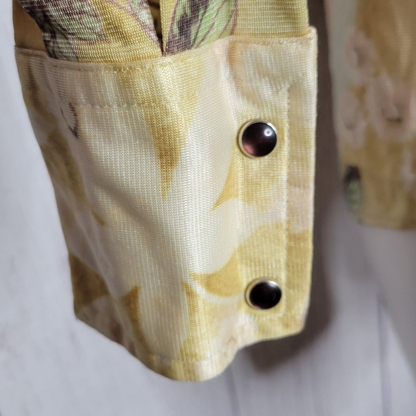 Vintage Vintage Rockies Floral/Leaf Print Dagger Collar Pearl Snap Size S / US 4 / IT 40 - 5 Thumbnail