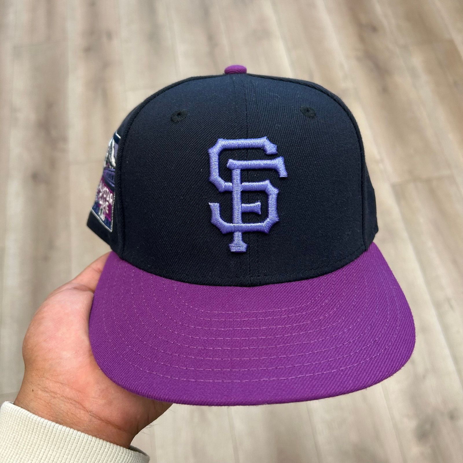 New Era SF Giants All Star Game Purple Fitted Hat Cap sz 7 1/4 B25 Size ONE SIZE - 2 Thumbnail