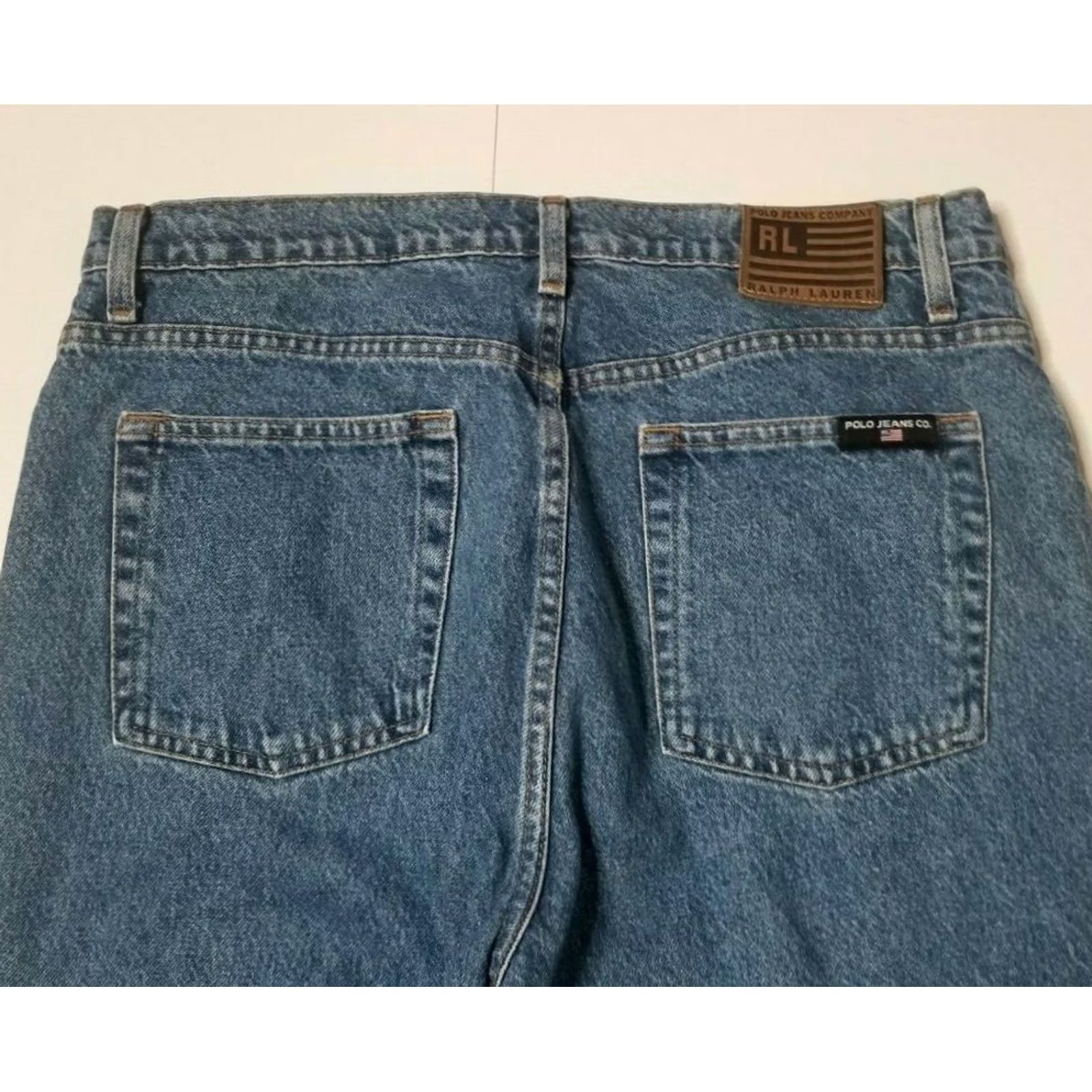 Ralph Lauren VTG Polo Jeans Co Mens Jeans 36 Blue Ralph Lauren Denim Medium Wash Size US M / EU 48-50 / 2 - 3 Thumbnail