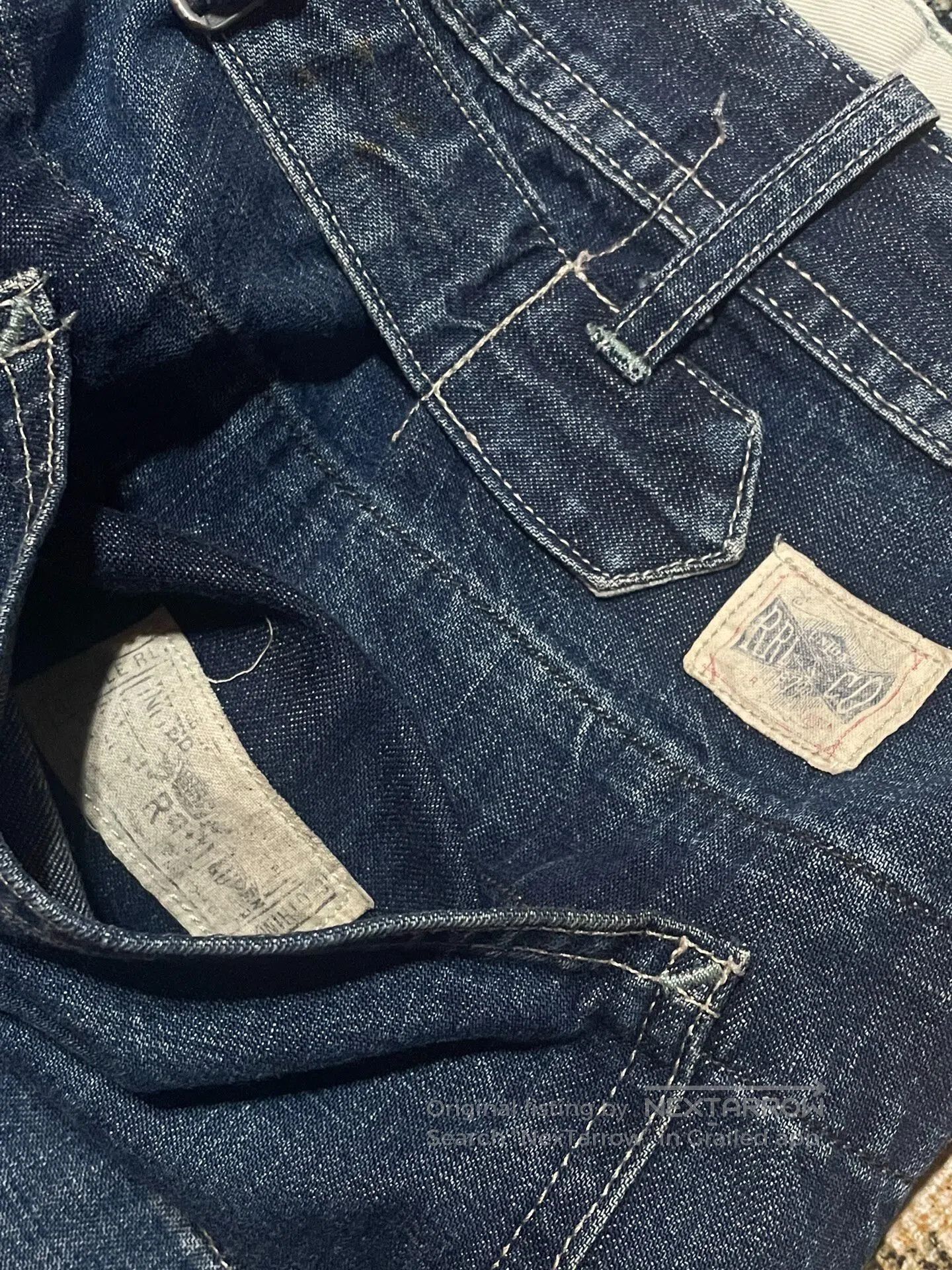 RRL Ralph Lauren Old model; washed; has holes; aged appear