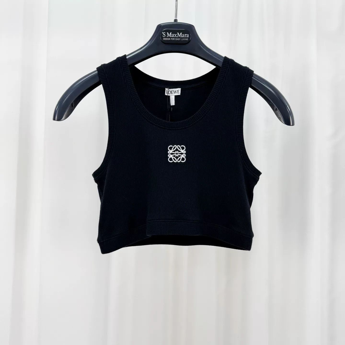 Loewe Loewe Black Embroidered Logo Vest Size M / US 6-8 / IT 42-44 - 1 Thumbnail