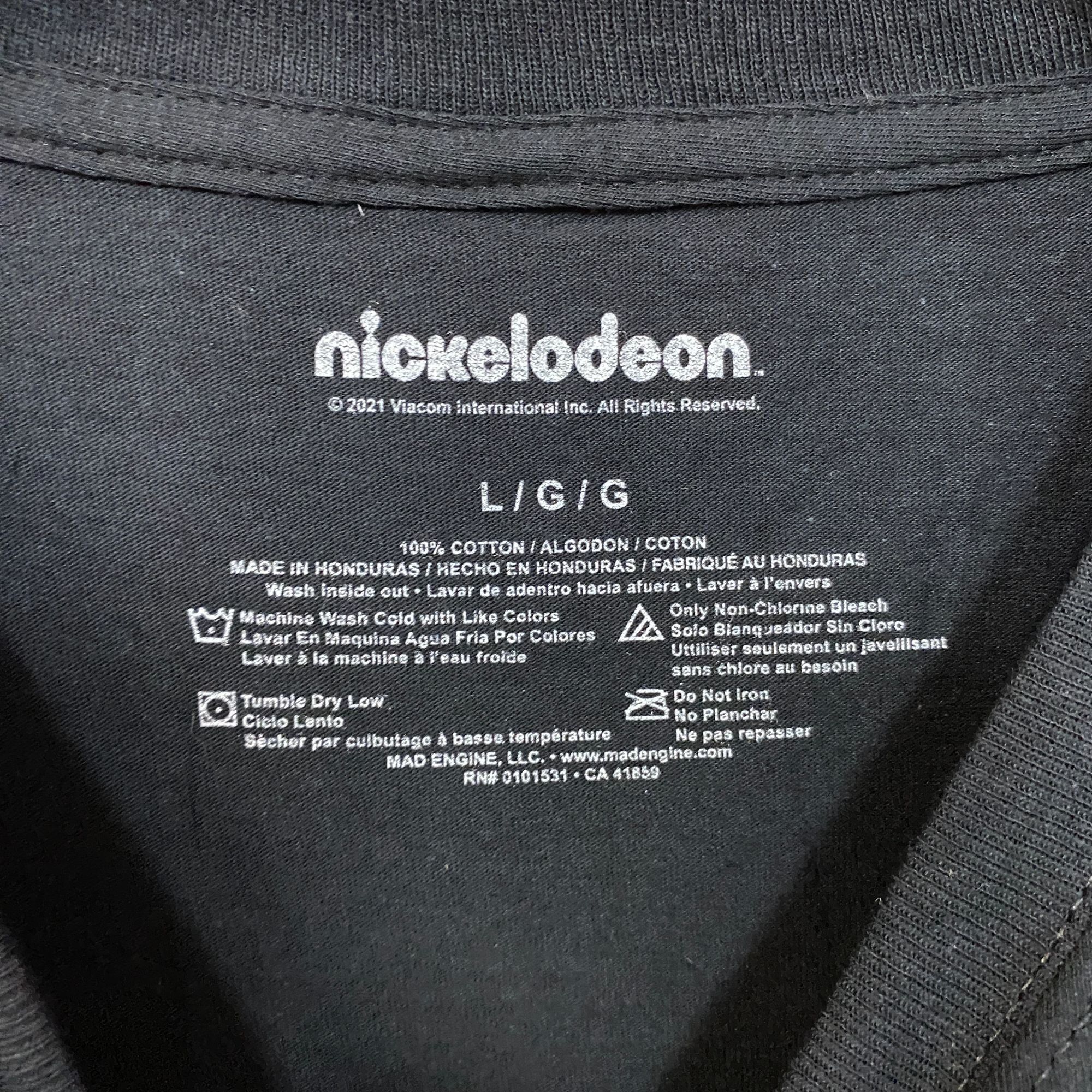 Nickelodeon Nickelodeon Cartoon Characters Group Shot Graphic Black Tee Size US L / EU 52-54 / 3 - 4 Thumbnail