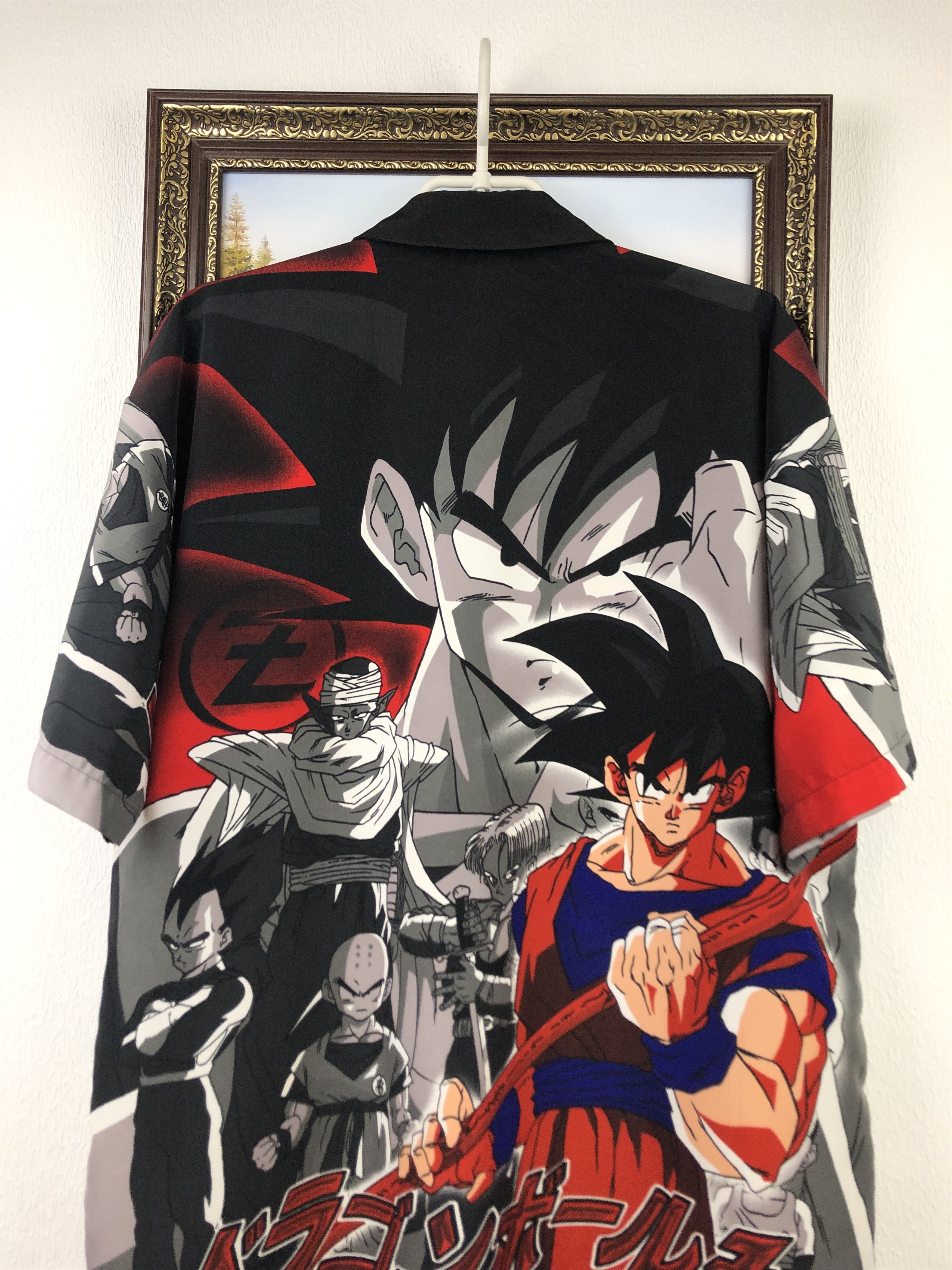 Anime Vintage Dragon Ball Z GOKU GT Shirt AOP Anime 2001 All Over Size US L / EU 52-54 / 3 - 14 Thumbnail