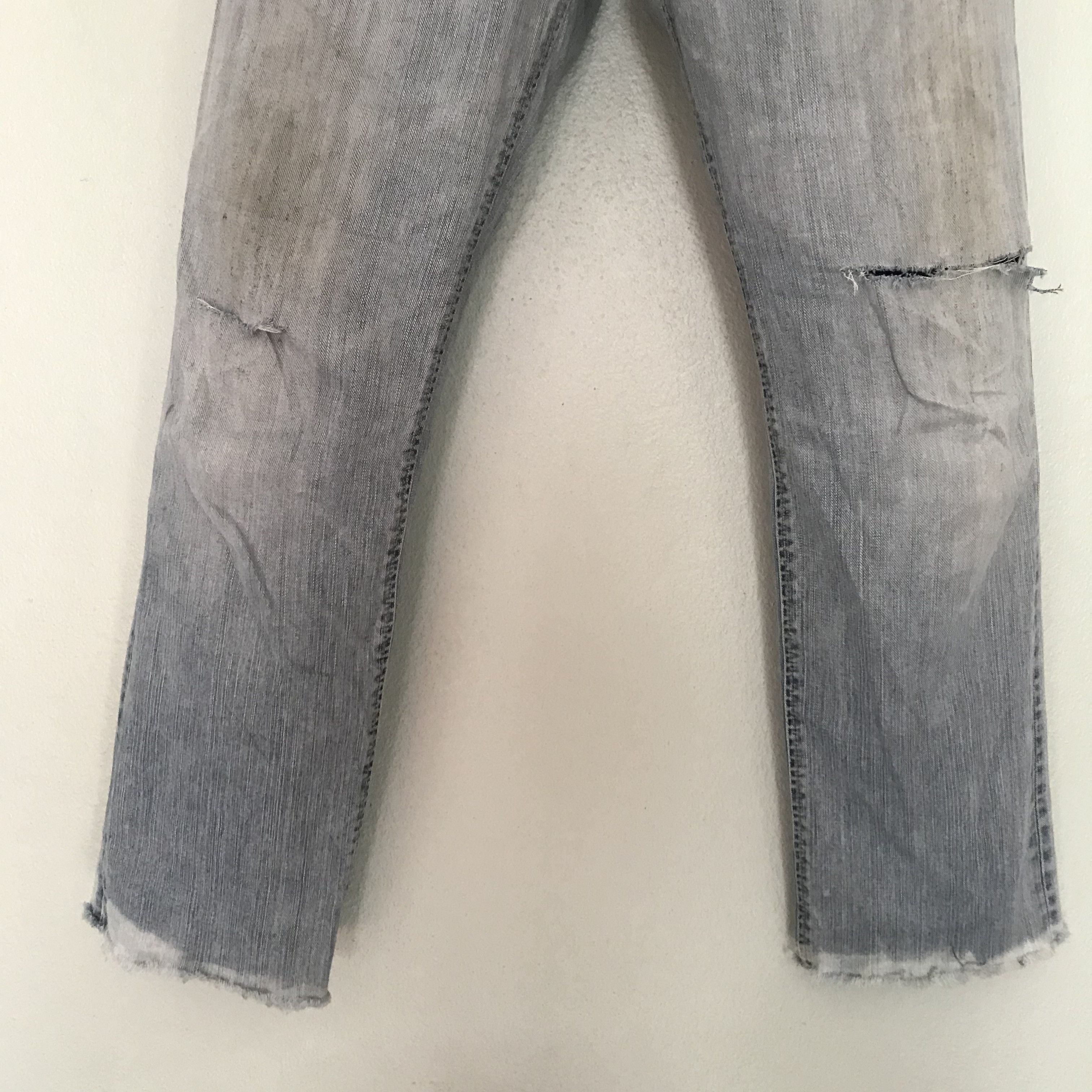 Wrangler Vintage 90s Wrangler Light Wash Faded Blue Stone Size US 30 / EU 46 - 5 Thumbnail