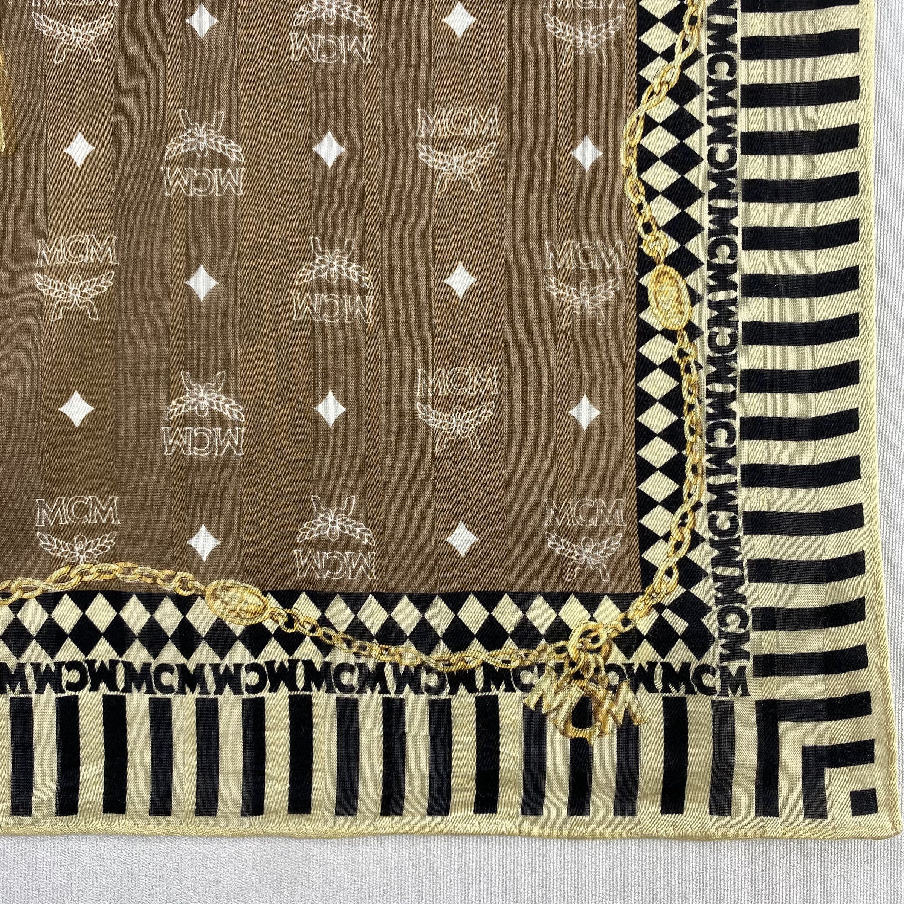 MCM × Vintage MCM Neckerchief / Bandana / Handkerchief-P784 Size ONE SIZE - 3 Thumbnail