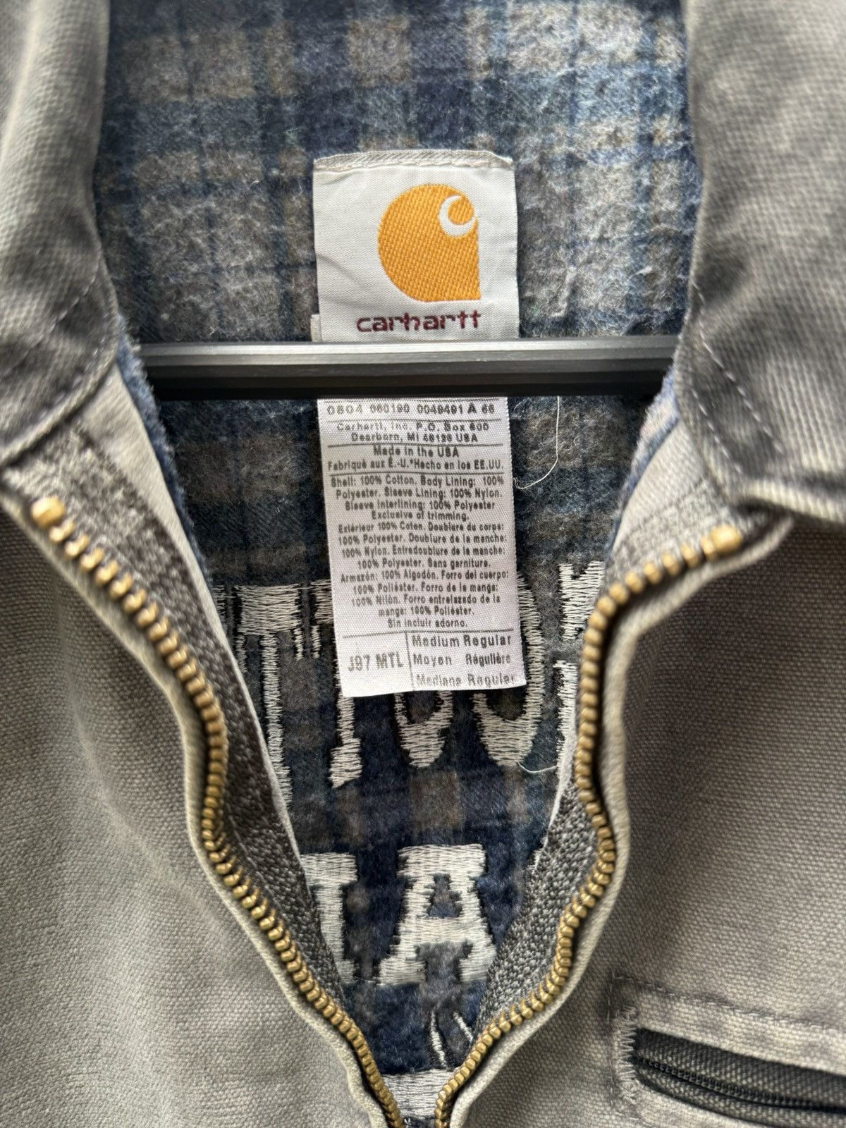 Carhartt 2004's Vintage Carhartt J97 MTL detroit jacket. Size US M / EU 48-50 / 2 - 3 Thumbnail