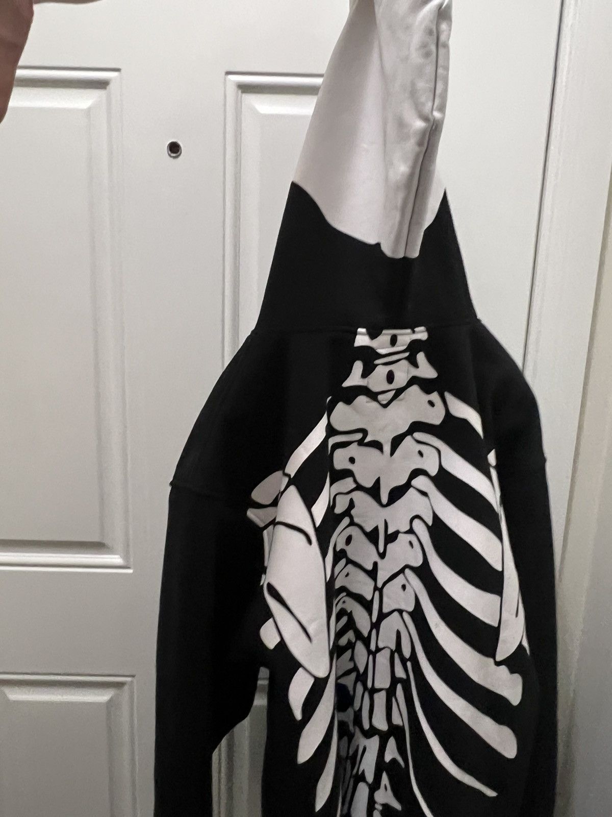 Mecca × Vintage Vintage Y2K Mecca Jeans Skeleton Full Zip Hoodie Black Size US L / EU 52-54 / 3 - 7 Thumbnail
