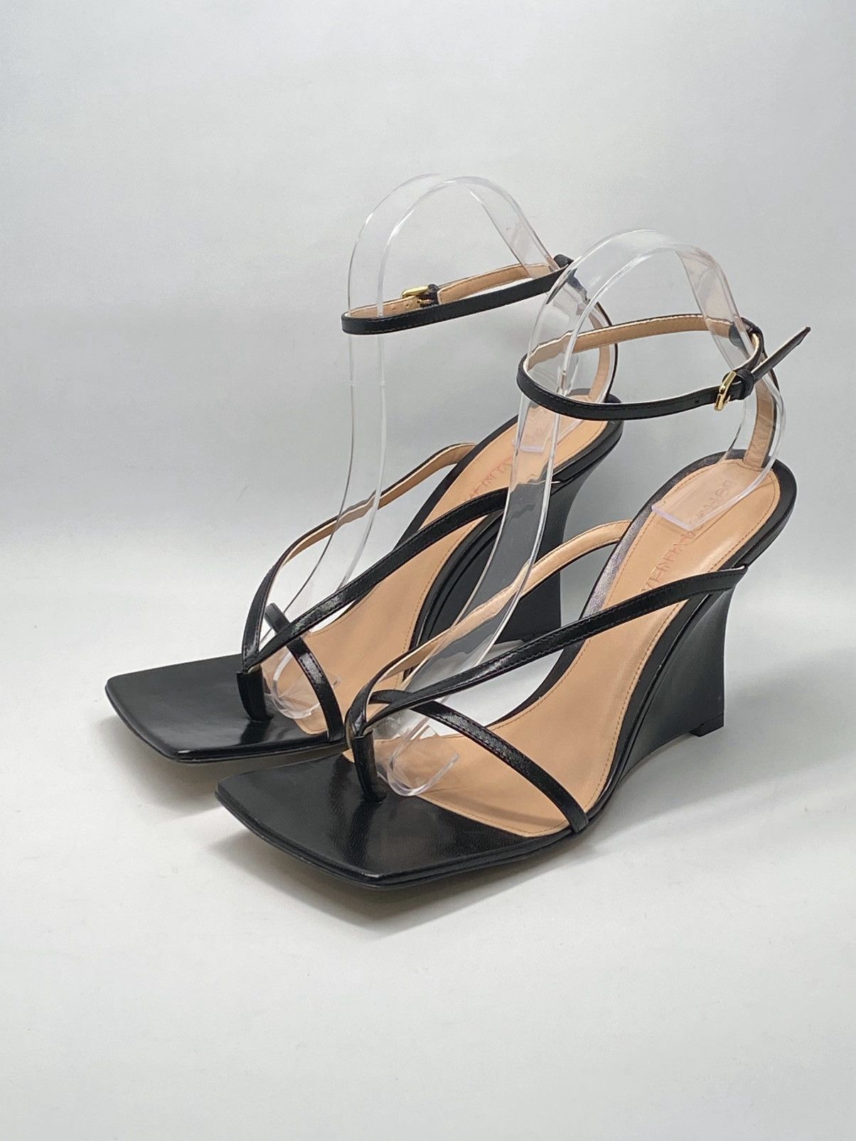 Bottega Veneta Bottega Veneta Stretch Strappy Wedge Sandals size 38.5 Size US 8.5 / IT 38.5 - 4 Thumbnail