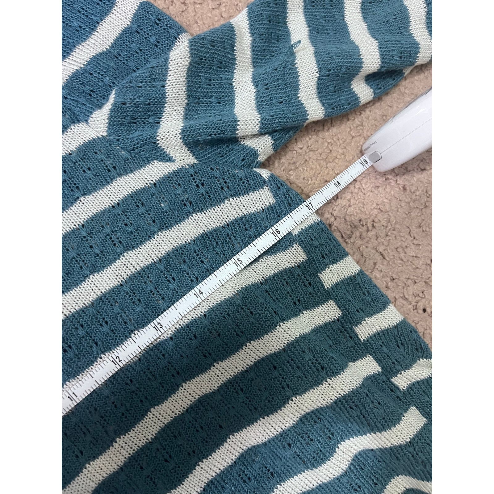 Anthropologie Women's Anthropologies Striped Long Sleeve Shirt S Size XL / US 12-14 / IT 48-50 - 4 Thumbnail