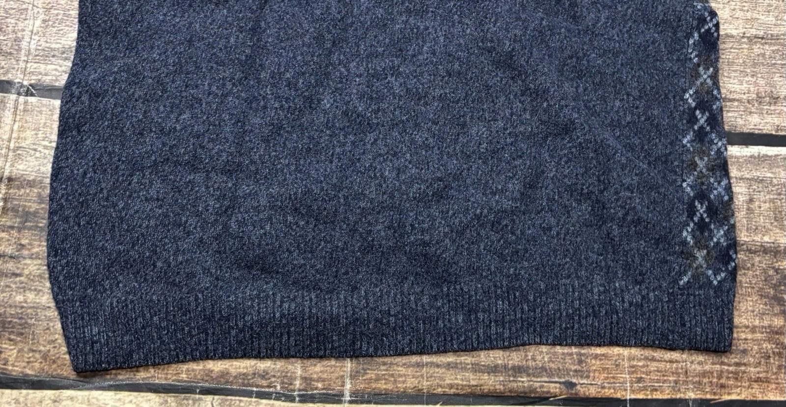 Gant VTG Gant Sweater Mens L Lambswool Hand Intarsia Geometric Size US L / EU 52-54 / 3 - 7 Thumbnail