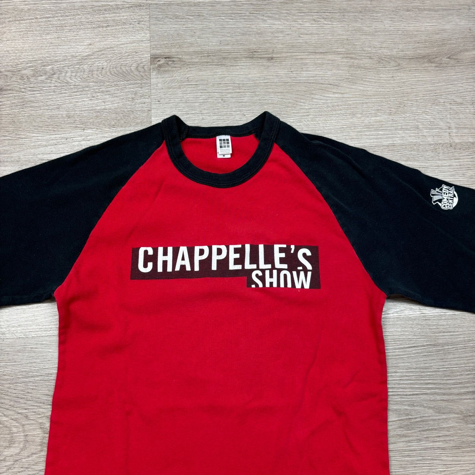 American Apparel × Vintage Vintage Chappelle's Show Comedy Central Raglan Shirt W's M Size M / US 6-8 / IT 42-44 - 2 Thumbnail