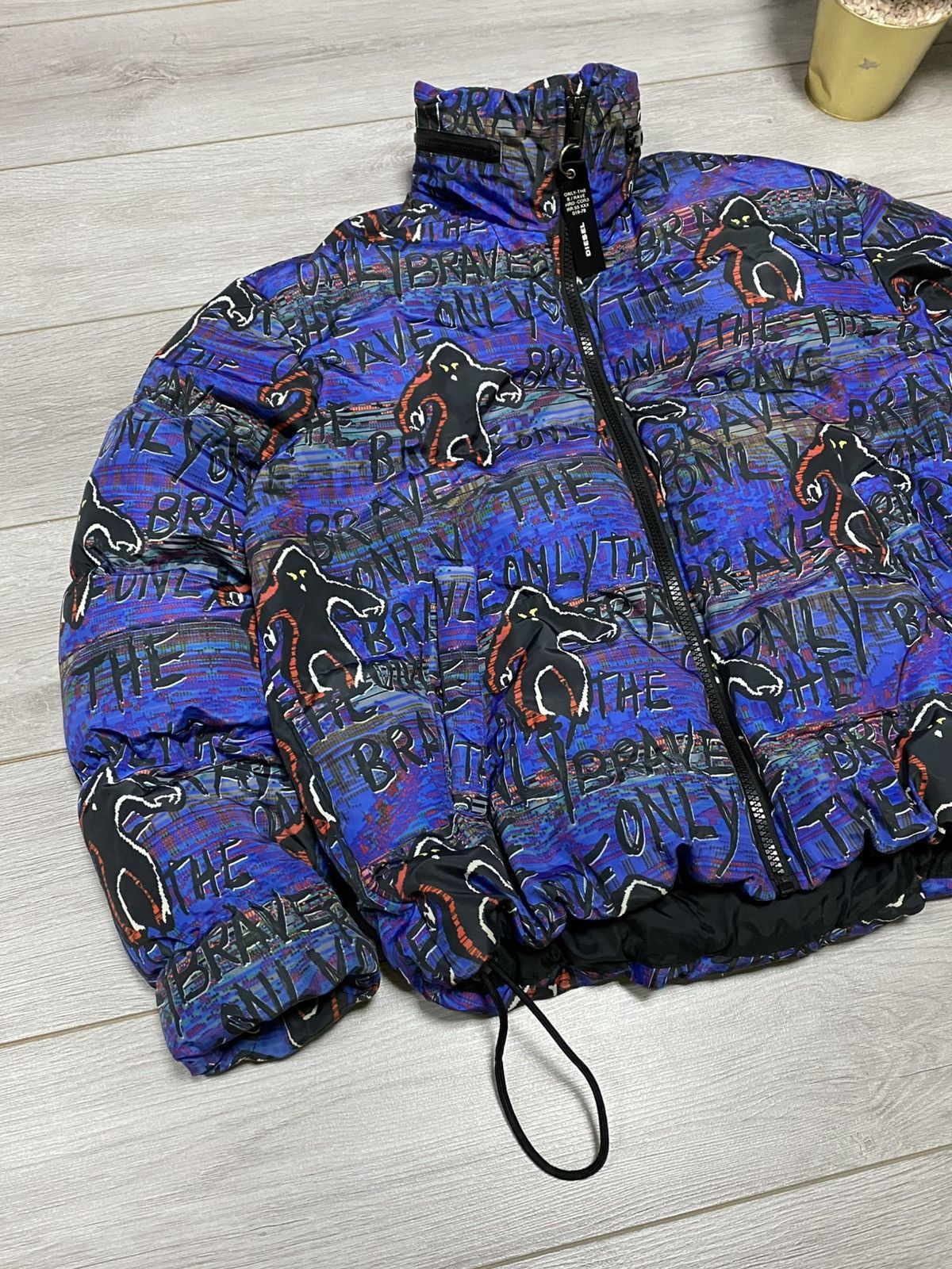 Diesel Diesel all over puffer jacket gorillas monkey only brave eb0 Size US L / EU 52-54 / 3 - 11 Thumbnail