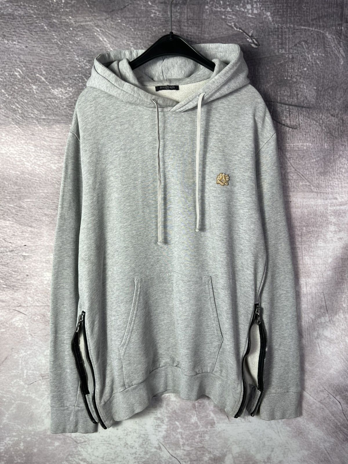 Balmain Balmain By Olivier Rousteing Double Side Zip Luxury Hoodie Size US L / EU 52-54 / 3 - 4 Thumbnail