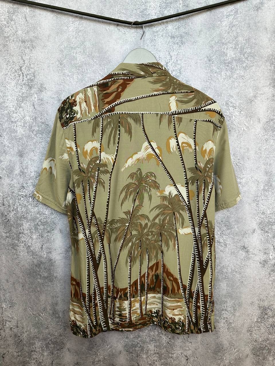 Allsaints AllSaints Nalu Tropical Hawaiian Palm Shirt SS Viscose Size US L / EU 52-54 / 3 - 2 Thumbnail
