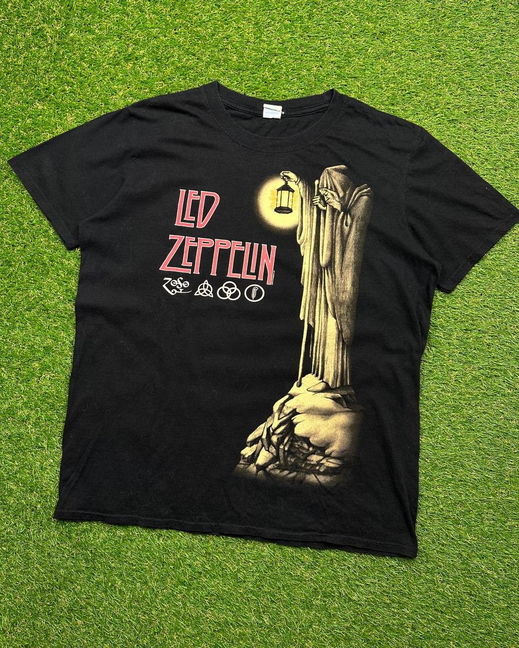 Led Zeppelin Stairway To Heaven Hermit T-Shirt - Official Band Tee, Men's Black, Soft Cotton, Unisex Sizing - View #8