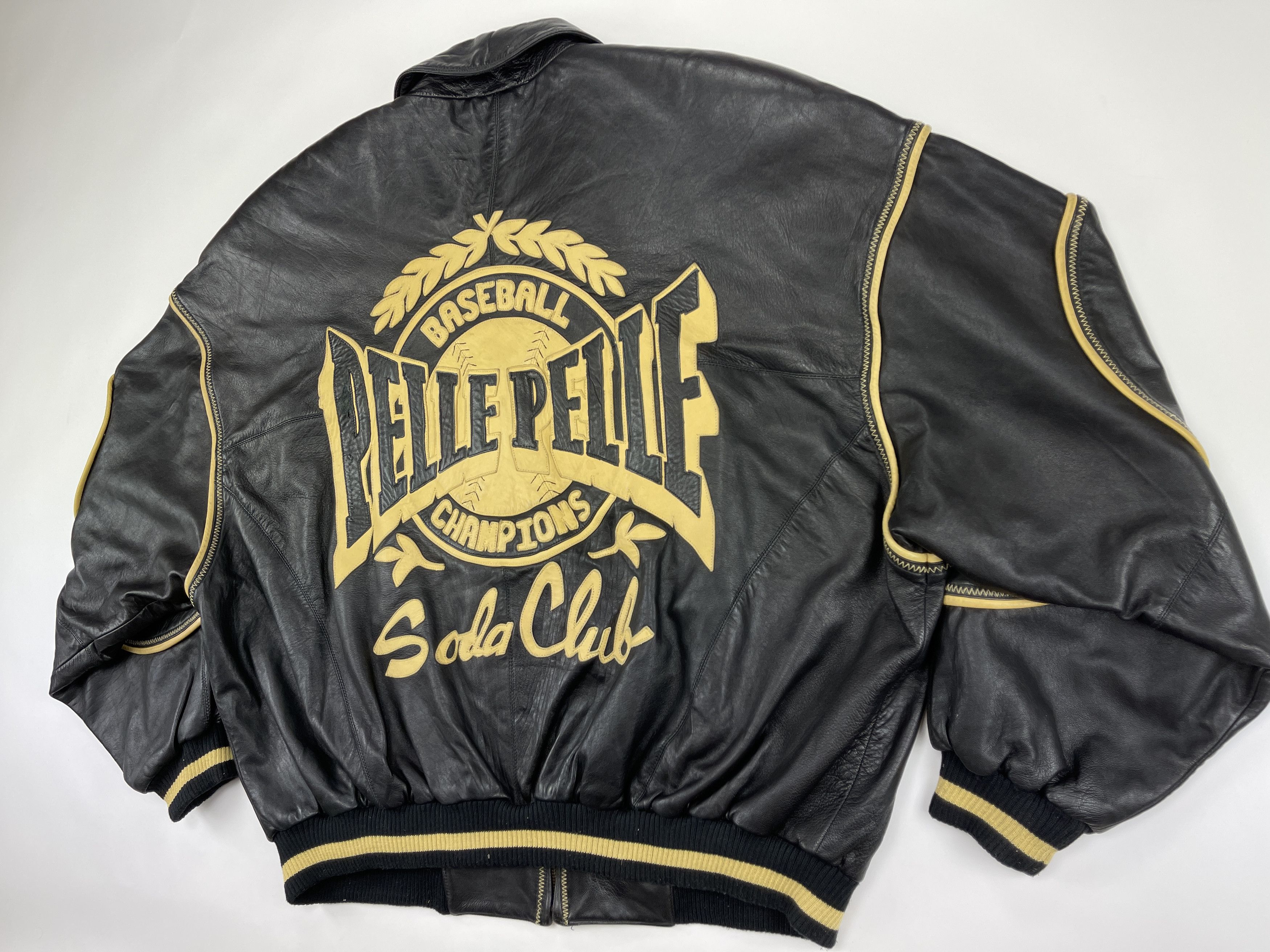 Pelle Pelle Pelle Pelle leather jacket Soda Club vintage Marc Buchanan L Size US L / EU 52-54 / 3 - 11 Thumbnail