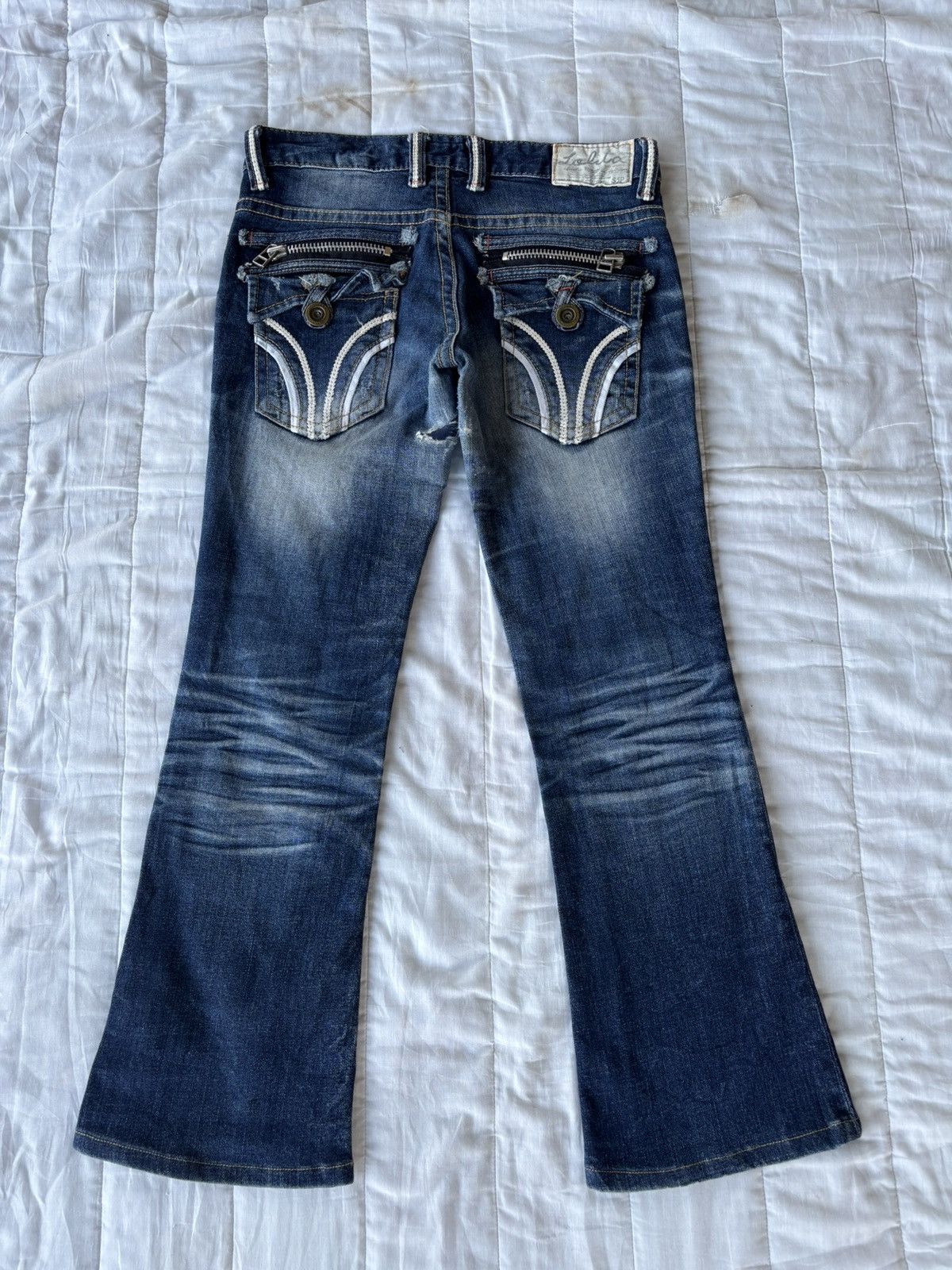 Hysteric Glamour 💥LOLITA FLARE BOOTCUT DENIM JEANS Size 30" / US 8 / IT 44 - 4 Thumbnail